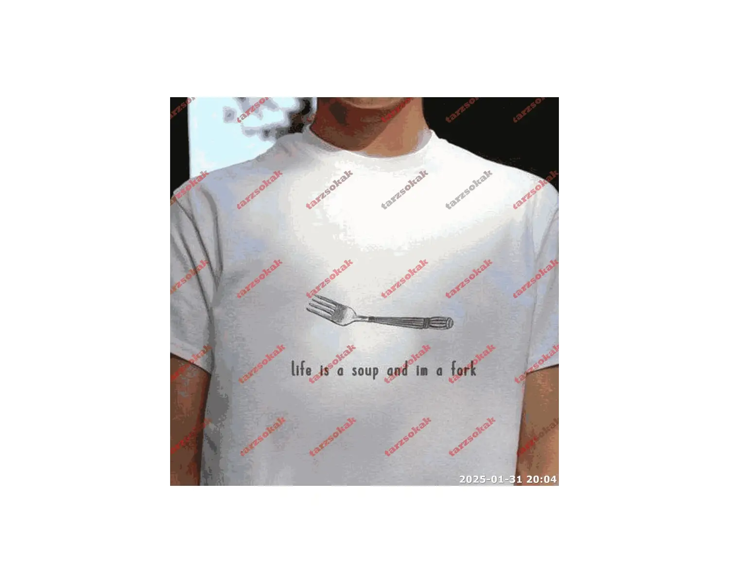 Slogan Unisex Yazılı Oversize Tshirt TWGWBR41