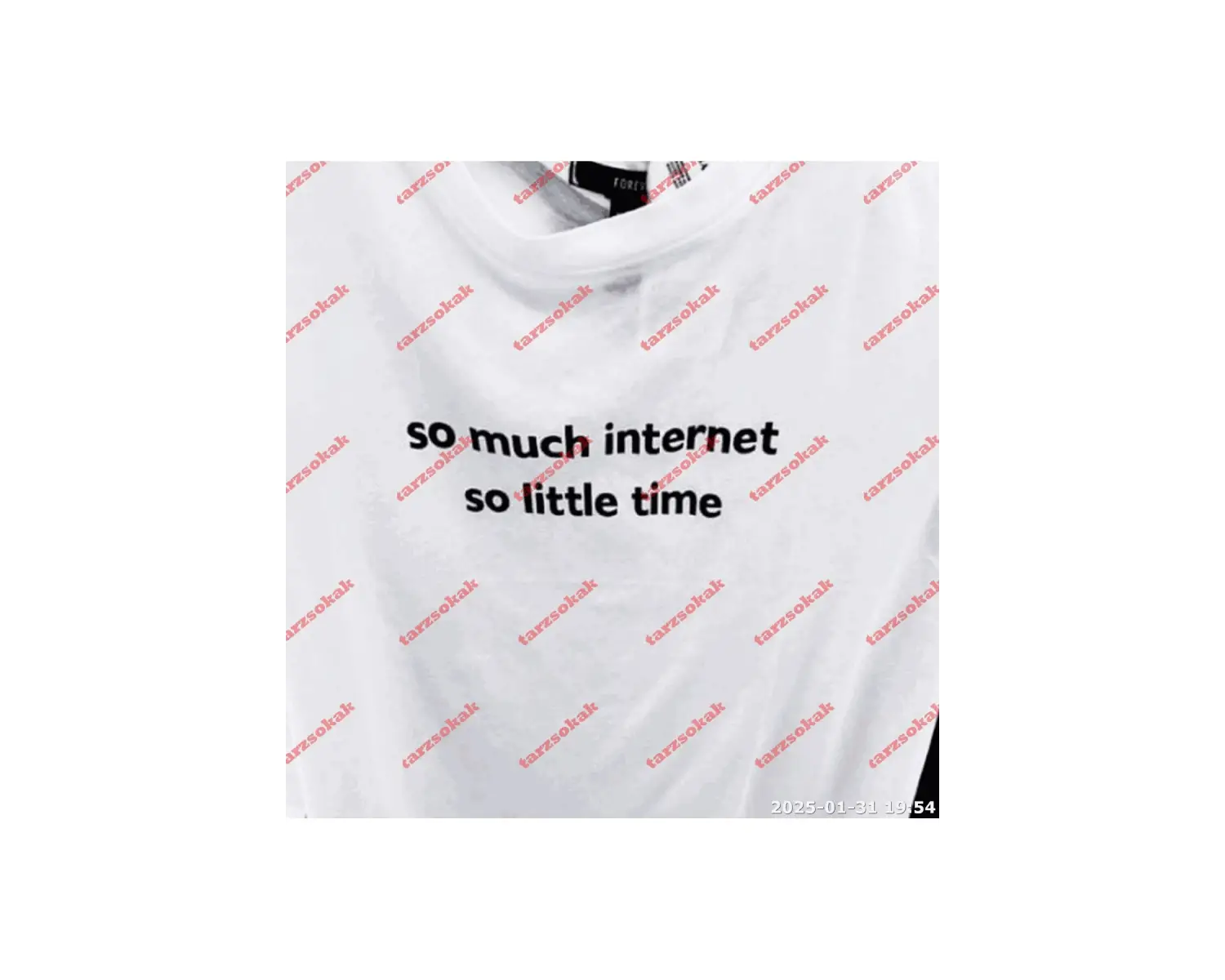 Slogan Unisex Yazılı Oversize Tshirt TWGWBR46