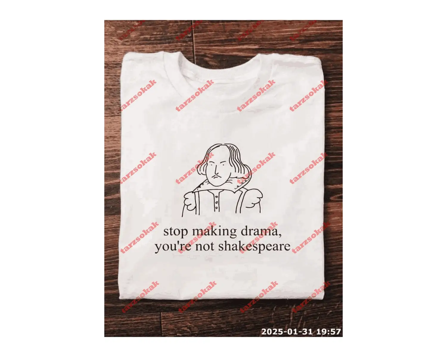 Slogan Unisex Yazılı Oversize Tshirt TWGWBR53