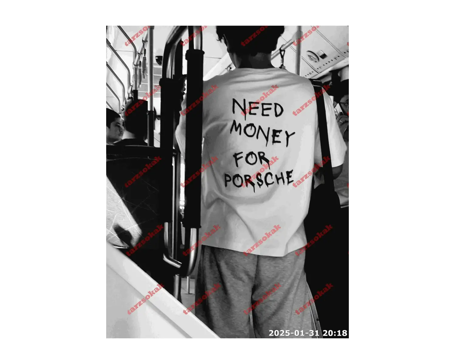 Slogan Unisex Yazılı Oversize Tshirt TWGWBR55