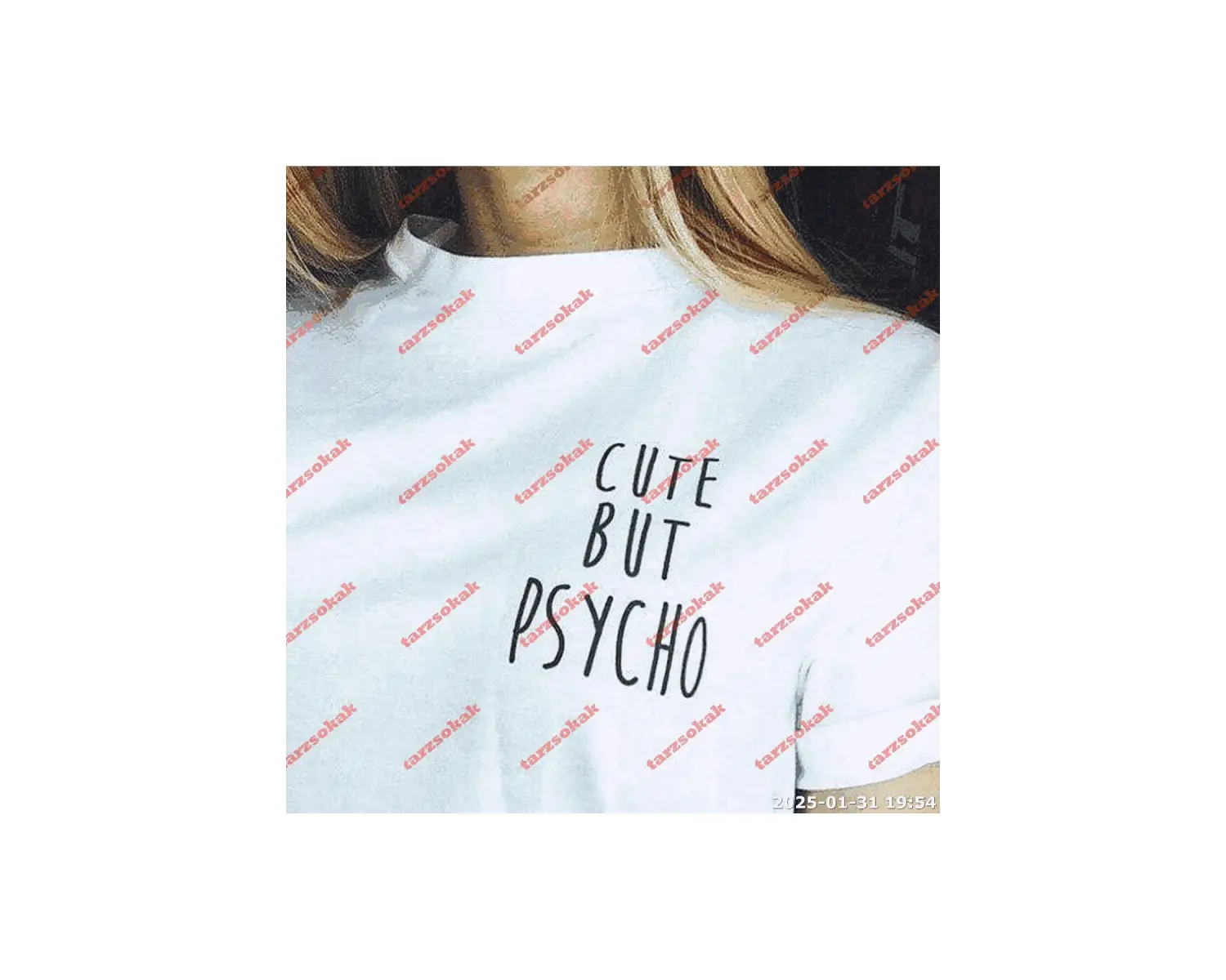 Slogan Unisex Yazılı Oversize Tshirt TWGWBR67