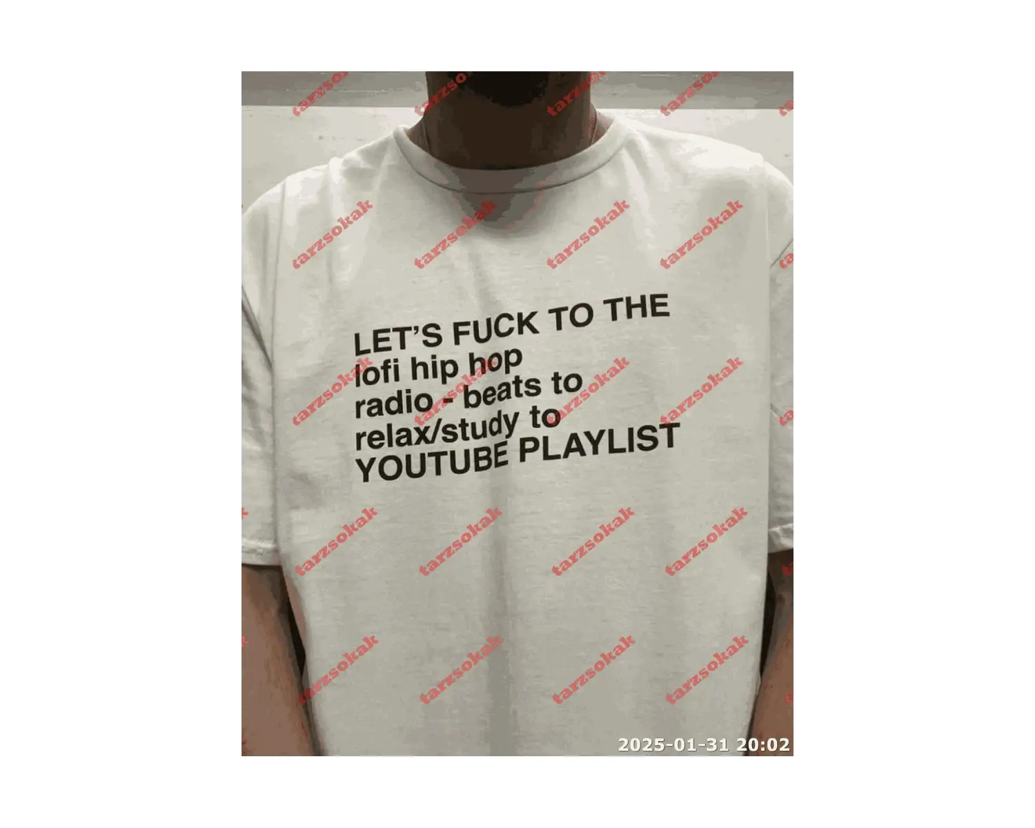 Slogan Unisex Yazılı Oversize Tshirt TWGWBR72