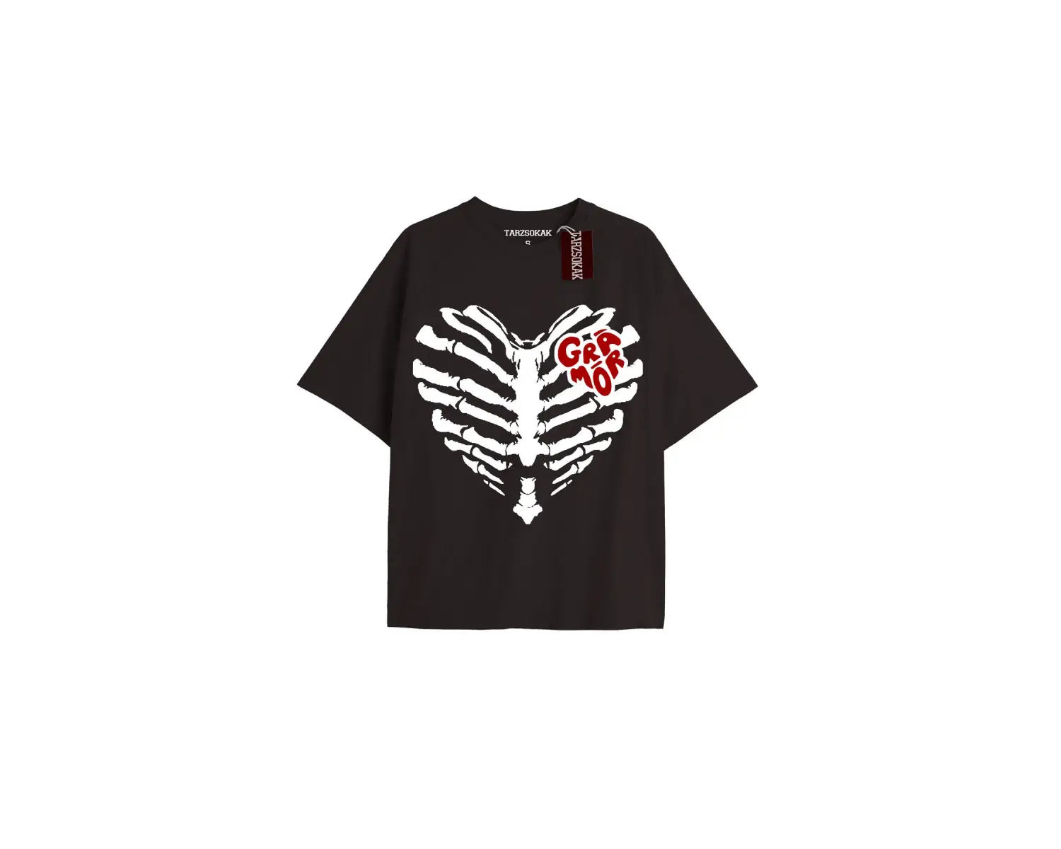 Smile Baskılı Oversize Kalıp Unisex T-shirt