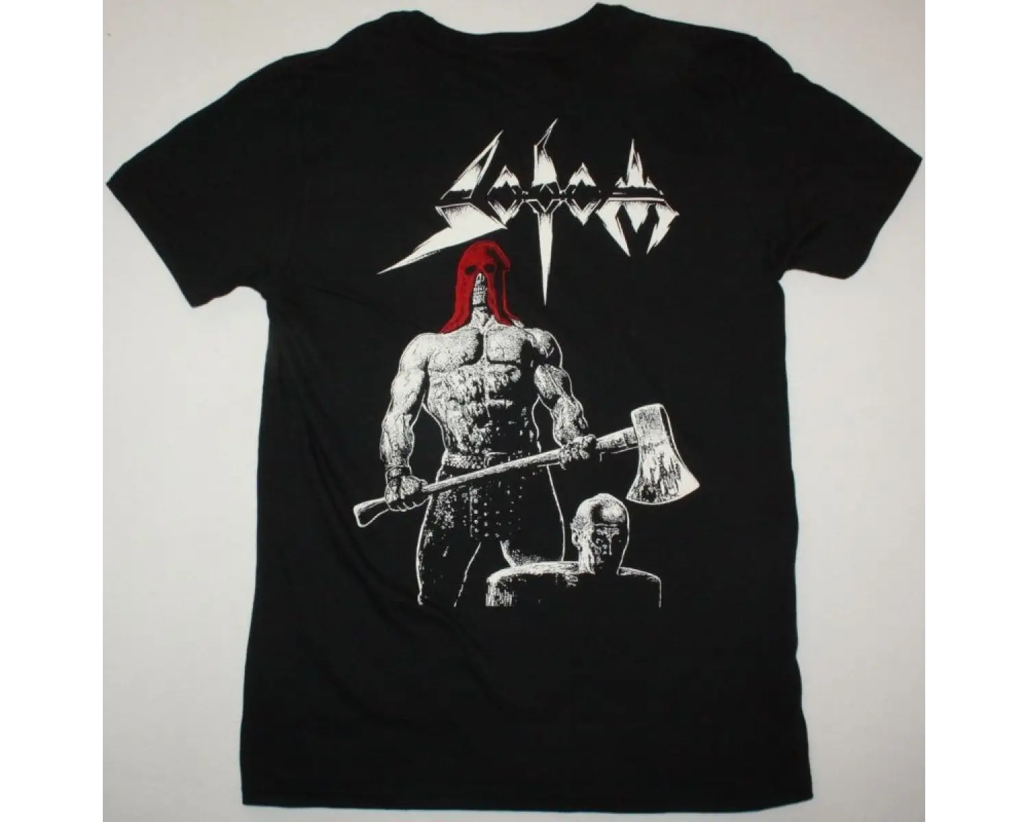 S.O.D. STORMTROOPERS OF DEATH85 WHITE NEW T-SHIRT ÖN VE ARAKA BASKILI