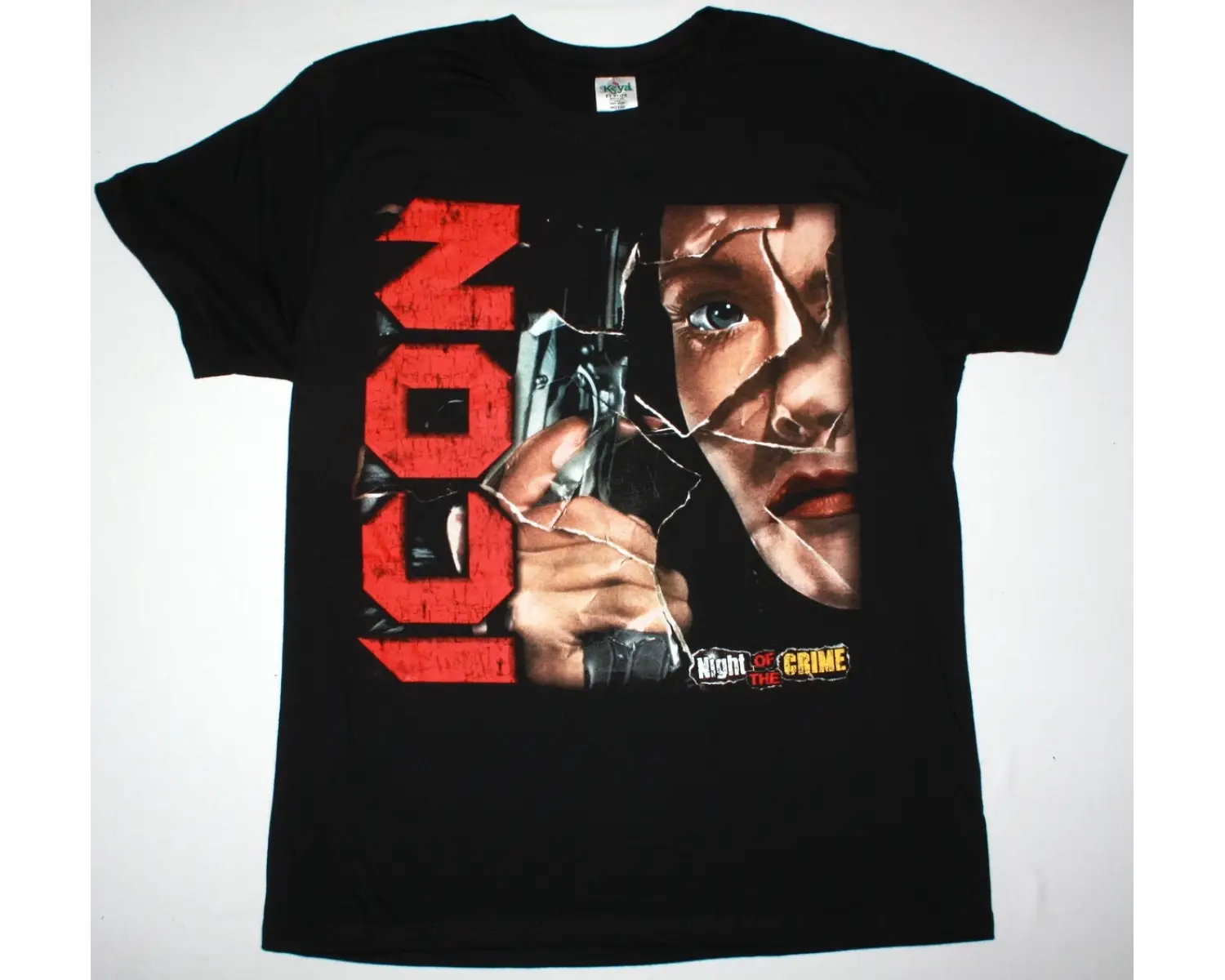 SODOM SODOM 2006 NEW BLACK T-SHIRT ÖN VE ARAKA BASKILI