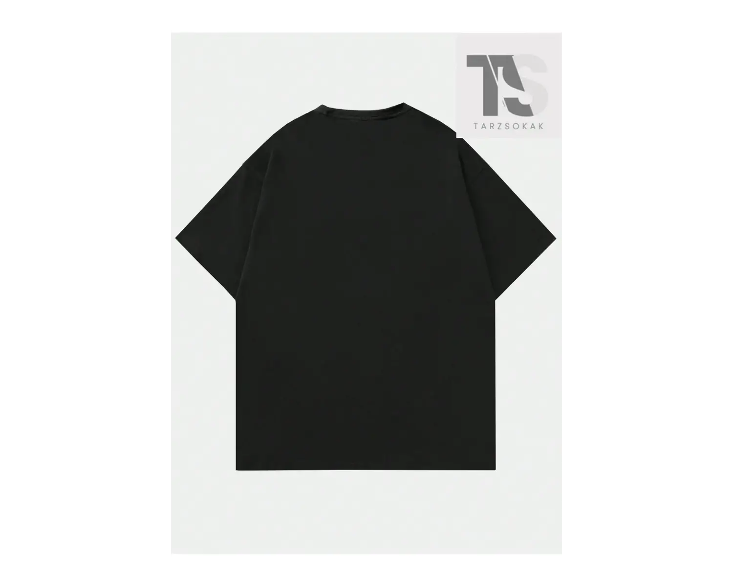 Sokak Hayatı Erkek Mektup Grafik Damla Omuz Tişört