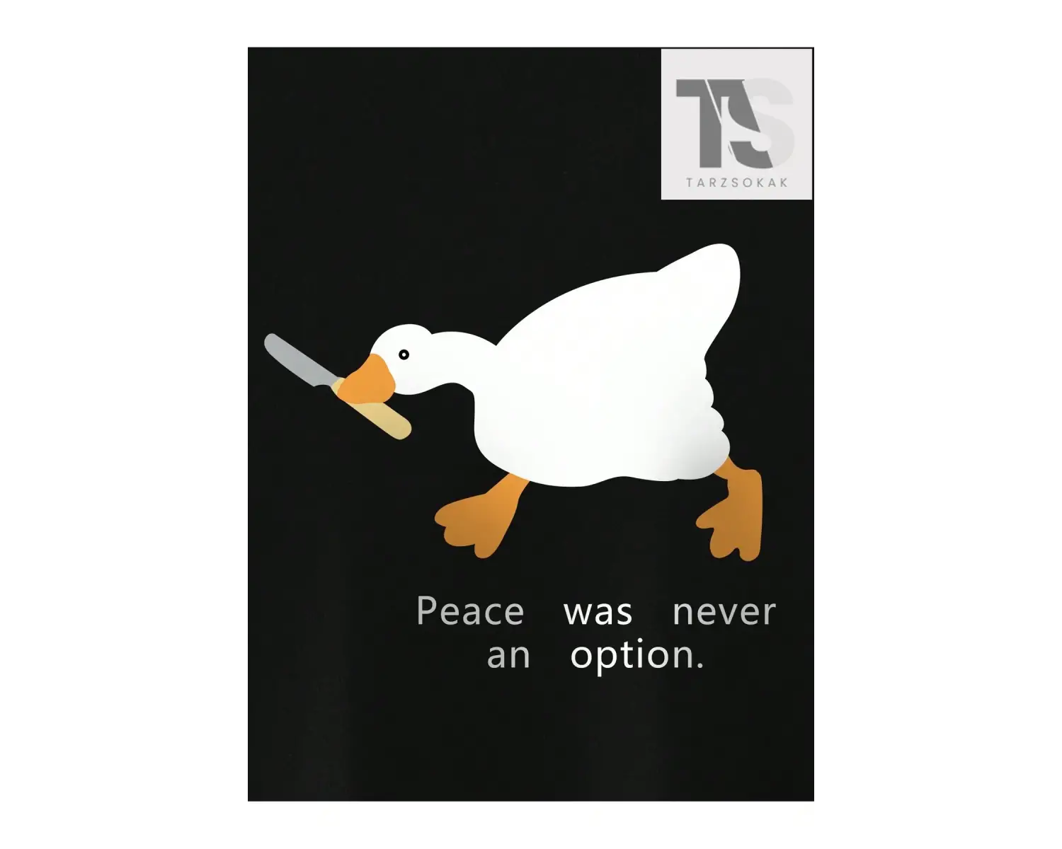 Sokak Hayatı Erkekler Mektup Karikatür Grafik Tee