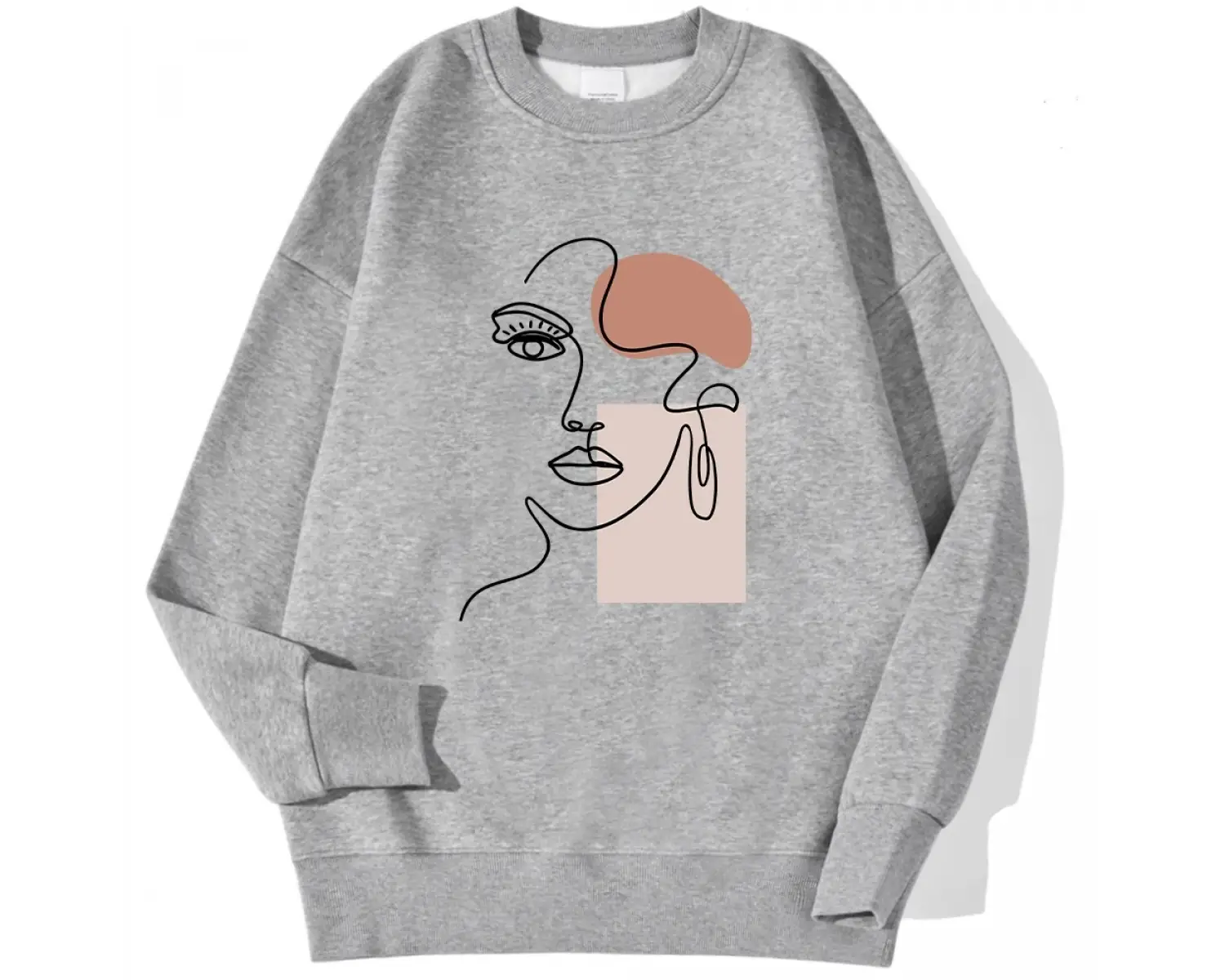 Sokak kadın Hoodie güzel kadınlar baskı basit vuruş kazak Sweatshirt yumuşak polar kazak sonb