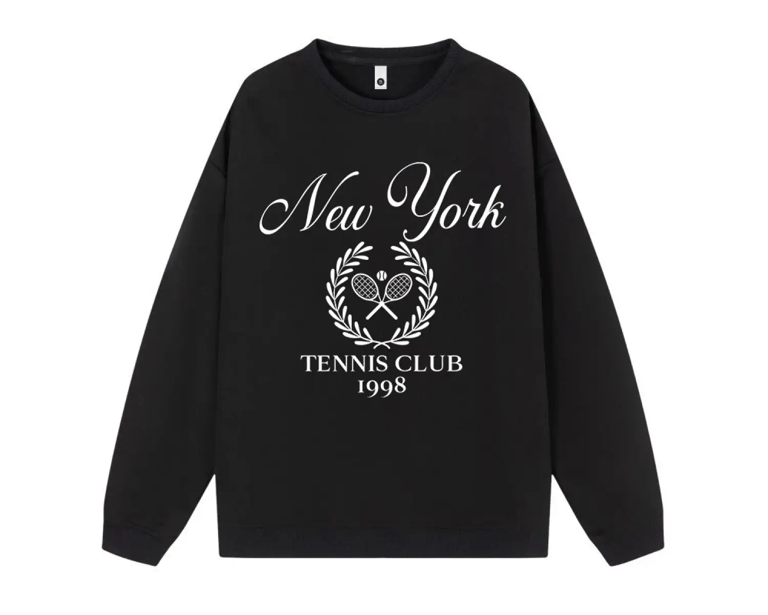 Sonbahar artı boyutu kadın kazak yeni gençlik tenis kulübü 1998 Logo baskılı kapüşonlu svetşö