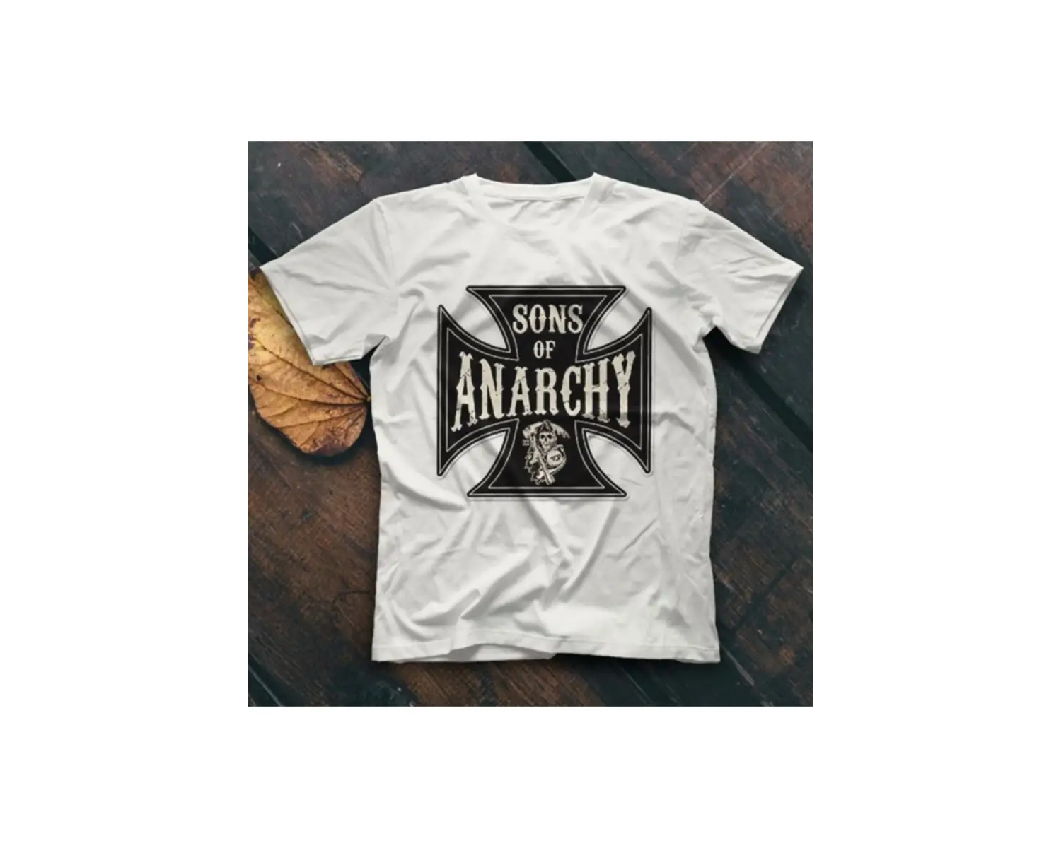 Sons Of Anarchy Beyaz Unisex Tişört T-shirt