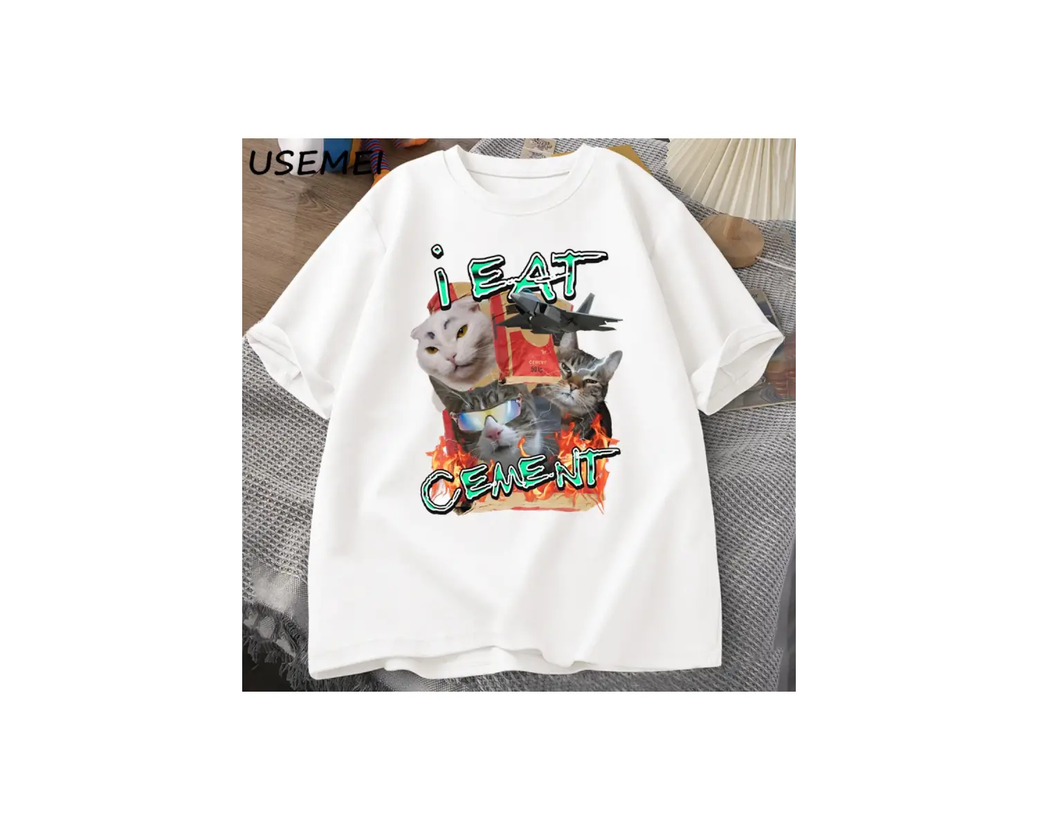 Sorunun Bir kısmı Olmayın Erkekler Kadınlar için T-shirt Komik Alaycı Rakun Vintage Hayvan T 2867