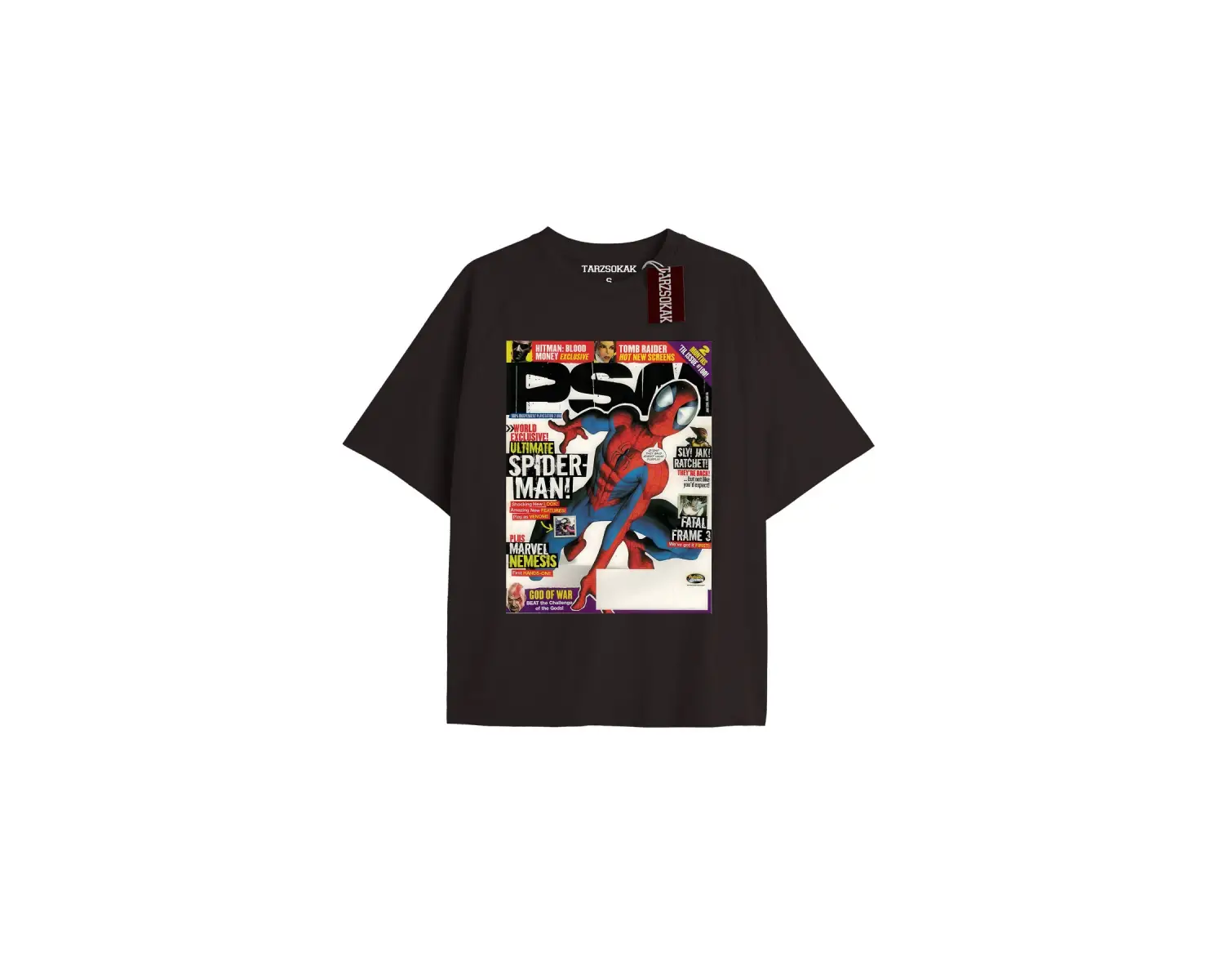 Spider-Man Gazete baskı Model No Way Home Tshirt