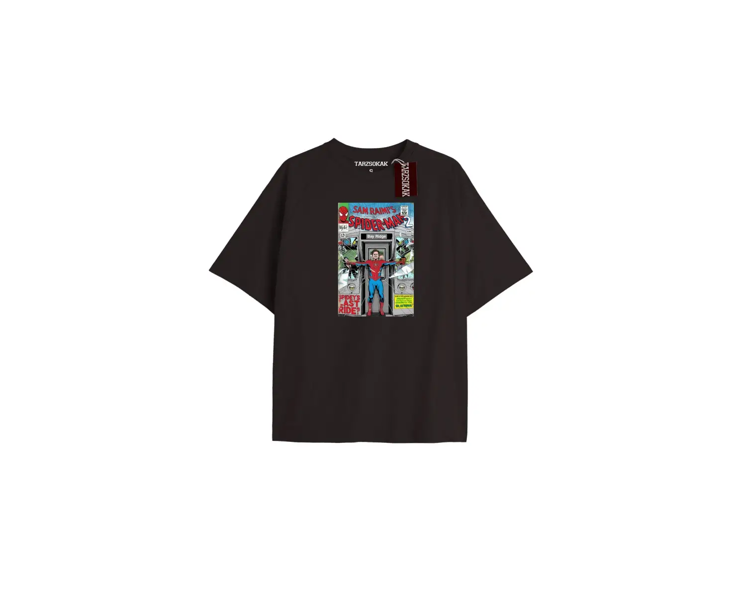 Spider-Man Gazete baskı Model No Way Home Tshirt