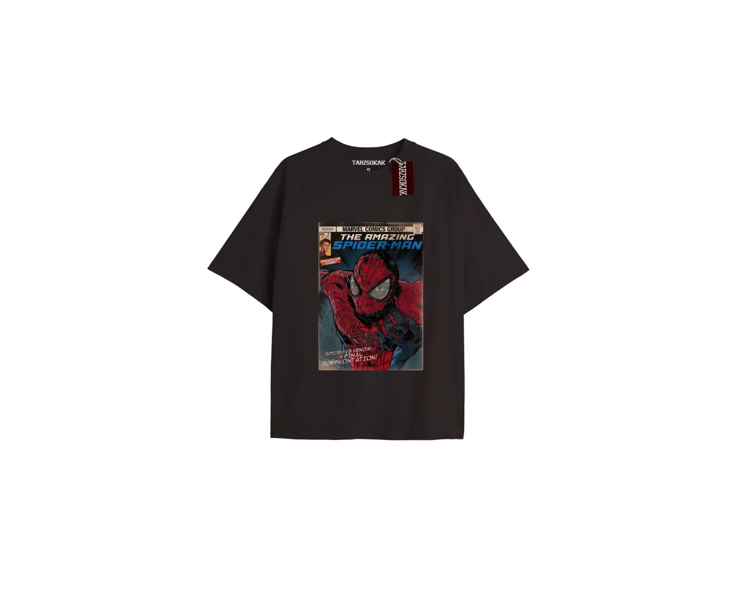 Spider-Man Gazete baskı Model No Way Home Tshirt