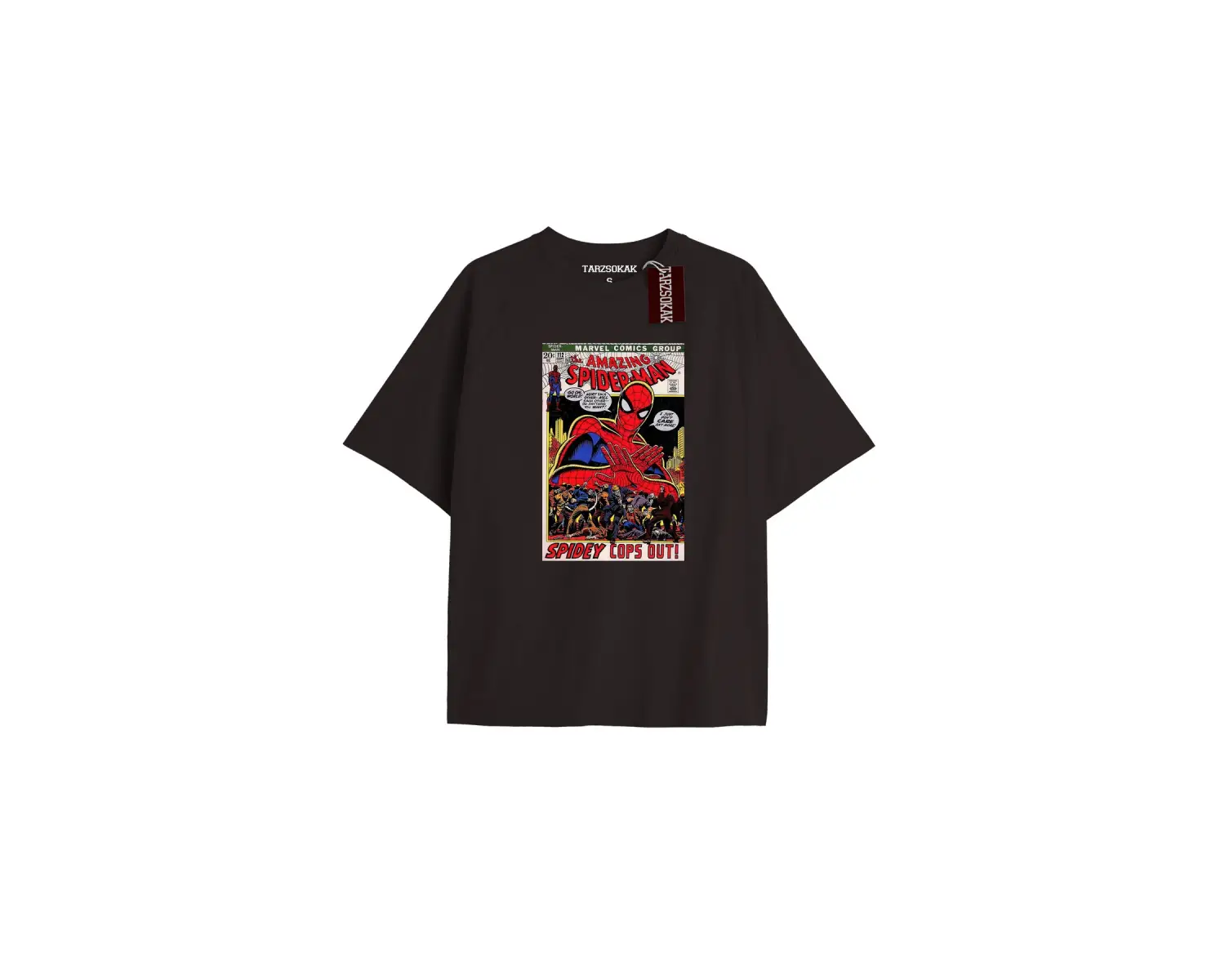 Spider-Man Gazete baskı Model No Way Home Tshirt