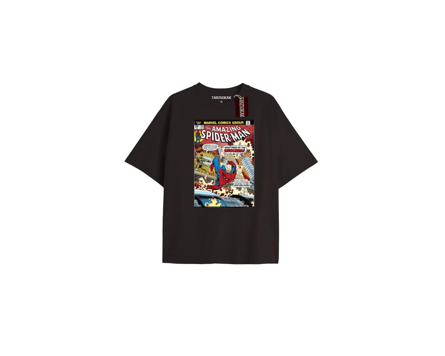 Spider-Man Gazete baskı Model No Way Home Tshirt