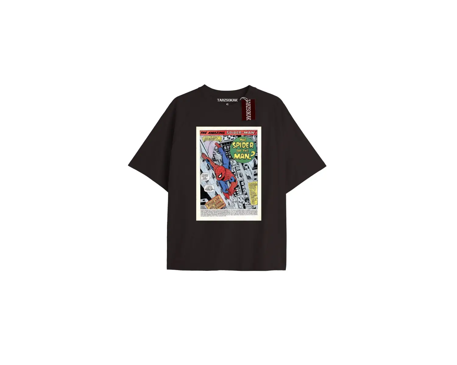 Spider-Man Gazete baskı Model No Way Home Tshirt