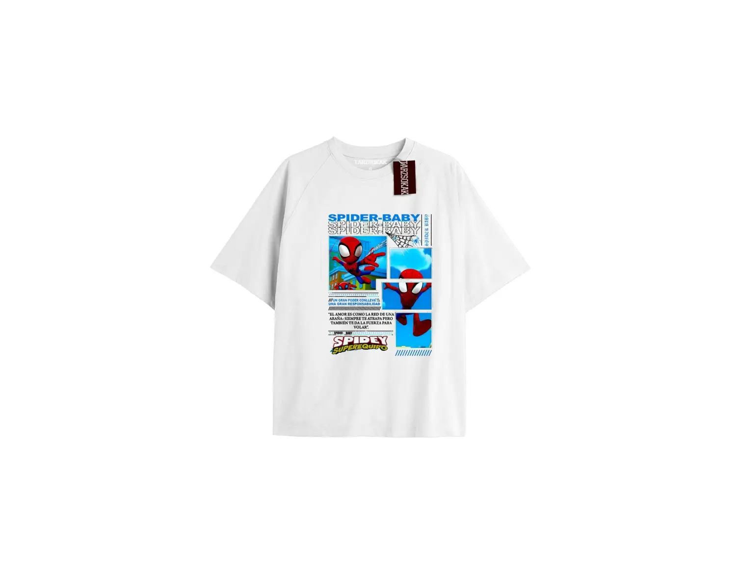 Spider-Man Gazete baskı Model No Way Home Tshirt