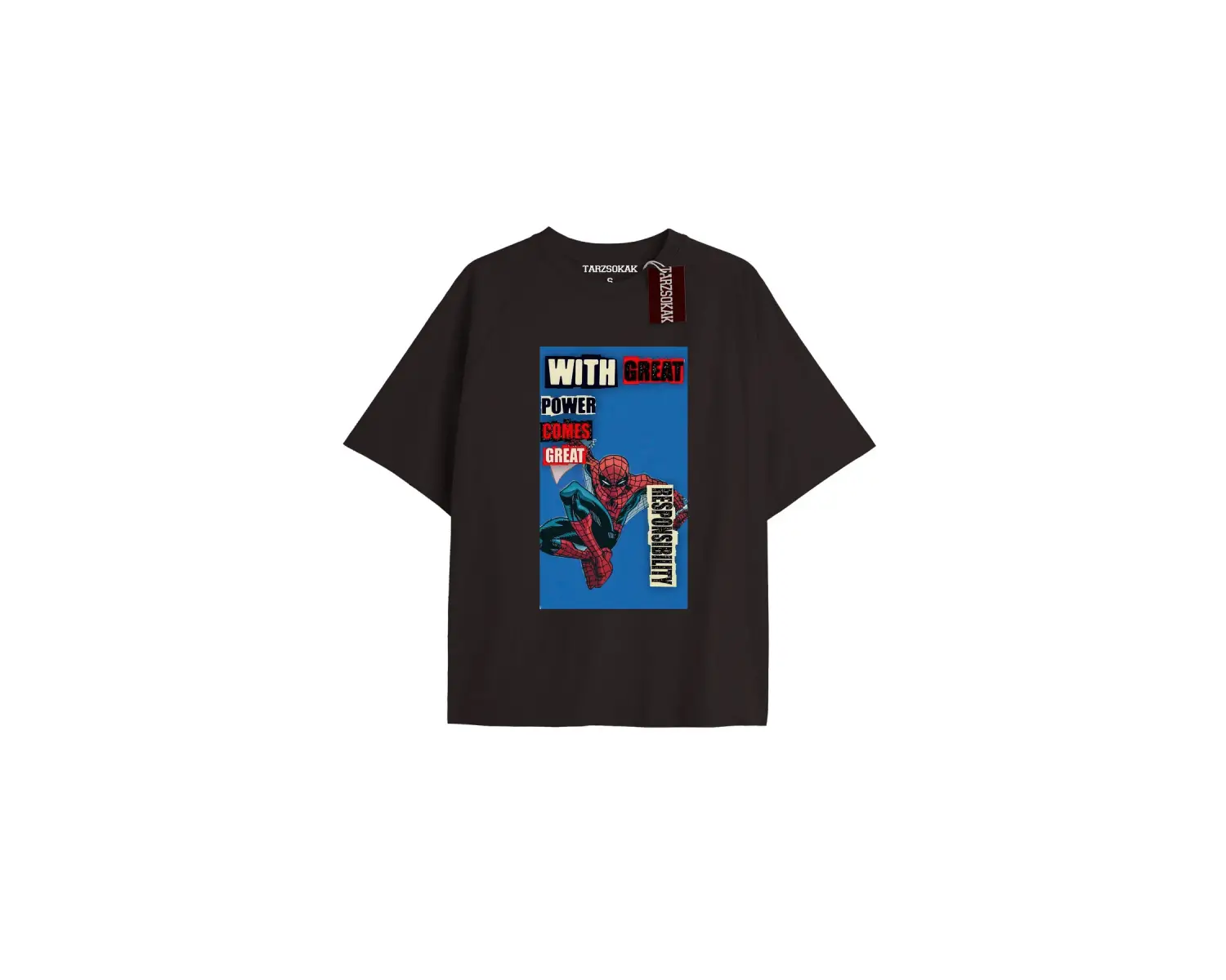Spider-Man Gazete baskı Model No Way Home Tshirt