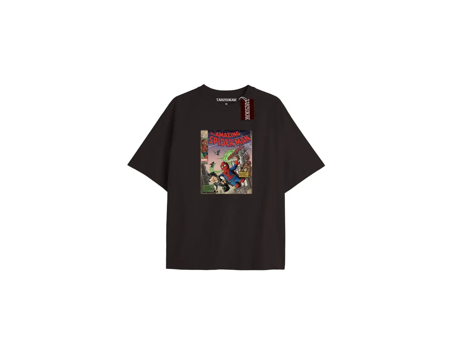 Spider-Man Gazete baskı Model No Way Home Tshirt