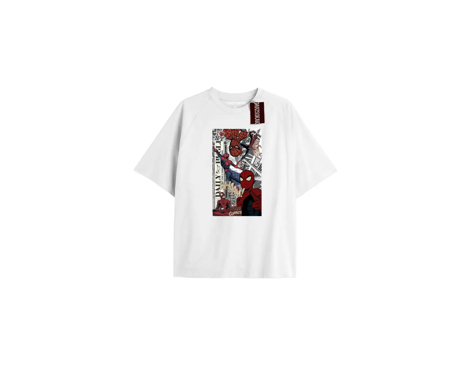 Spider-Man Gazete baskı Model No Way Home Tshirt