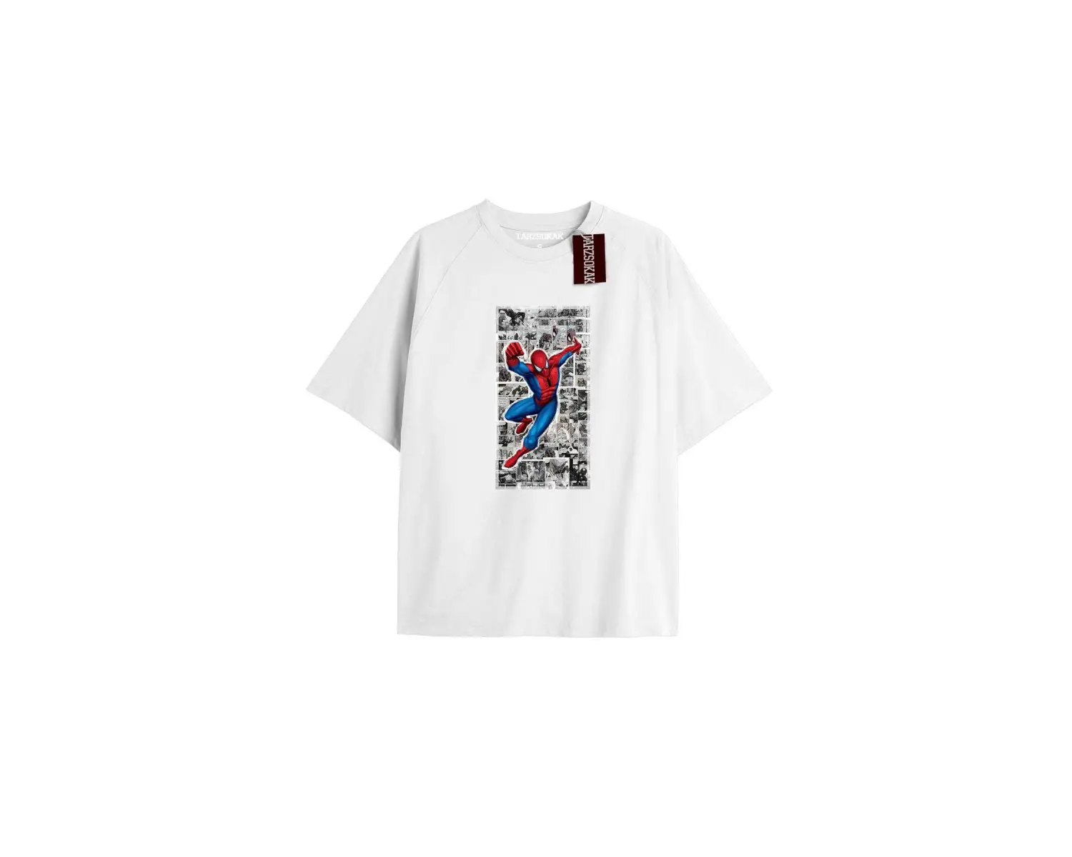 Spider-Man Gazete baskı Model No Way Home Tshirt