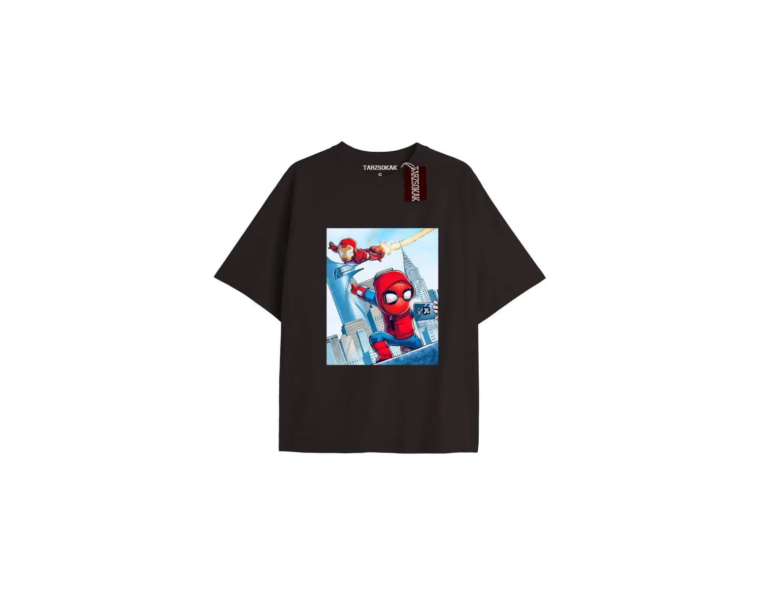 Spider-Man Gazete baskı Model No Way Home Tshirt