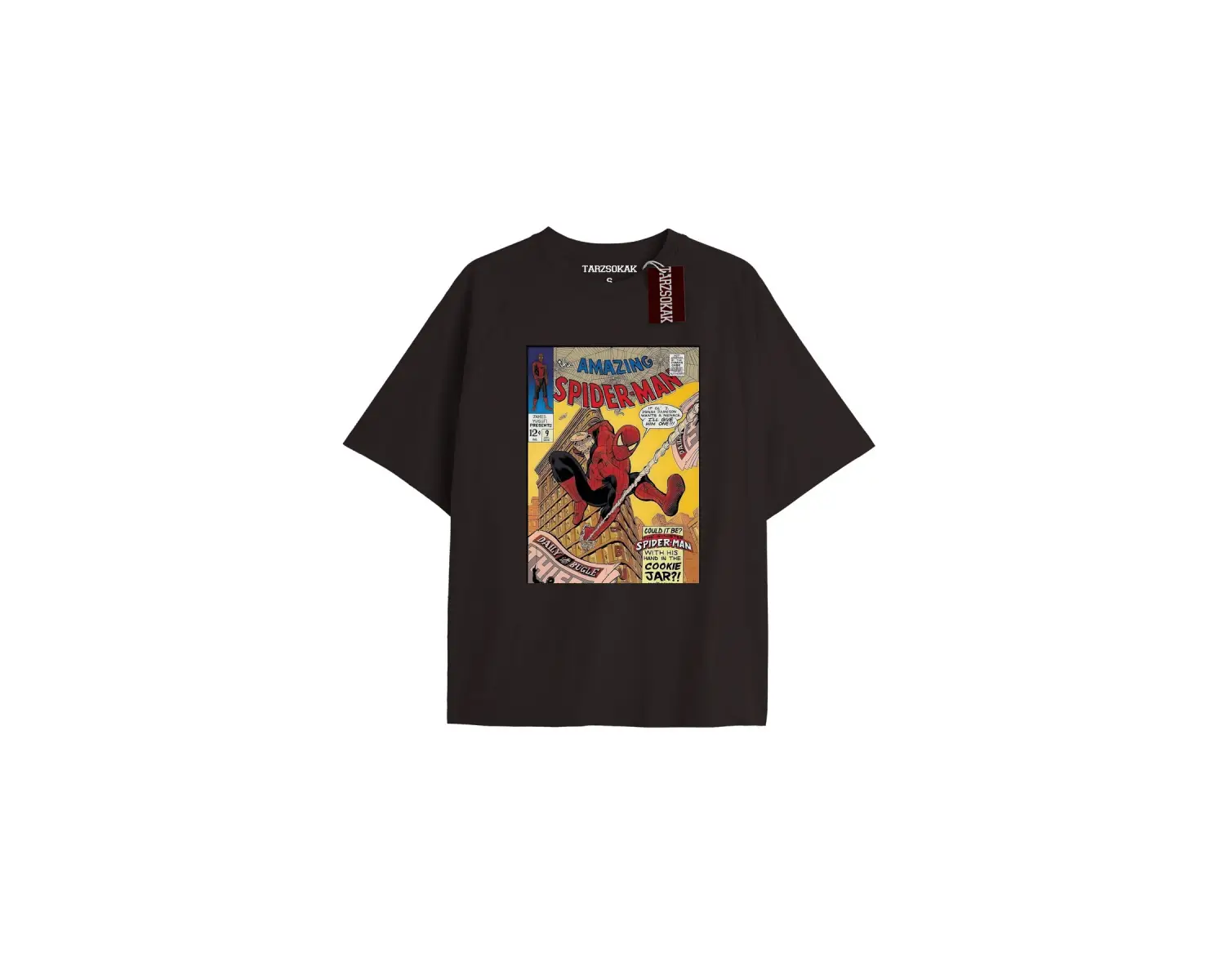 Spider-Man Gazete baskı Model No Way Home Tshirt