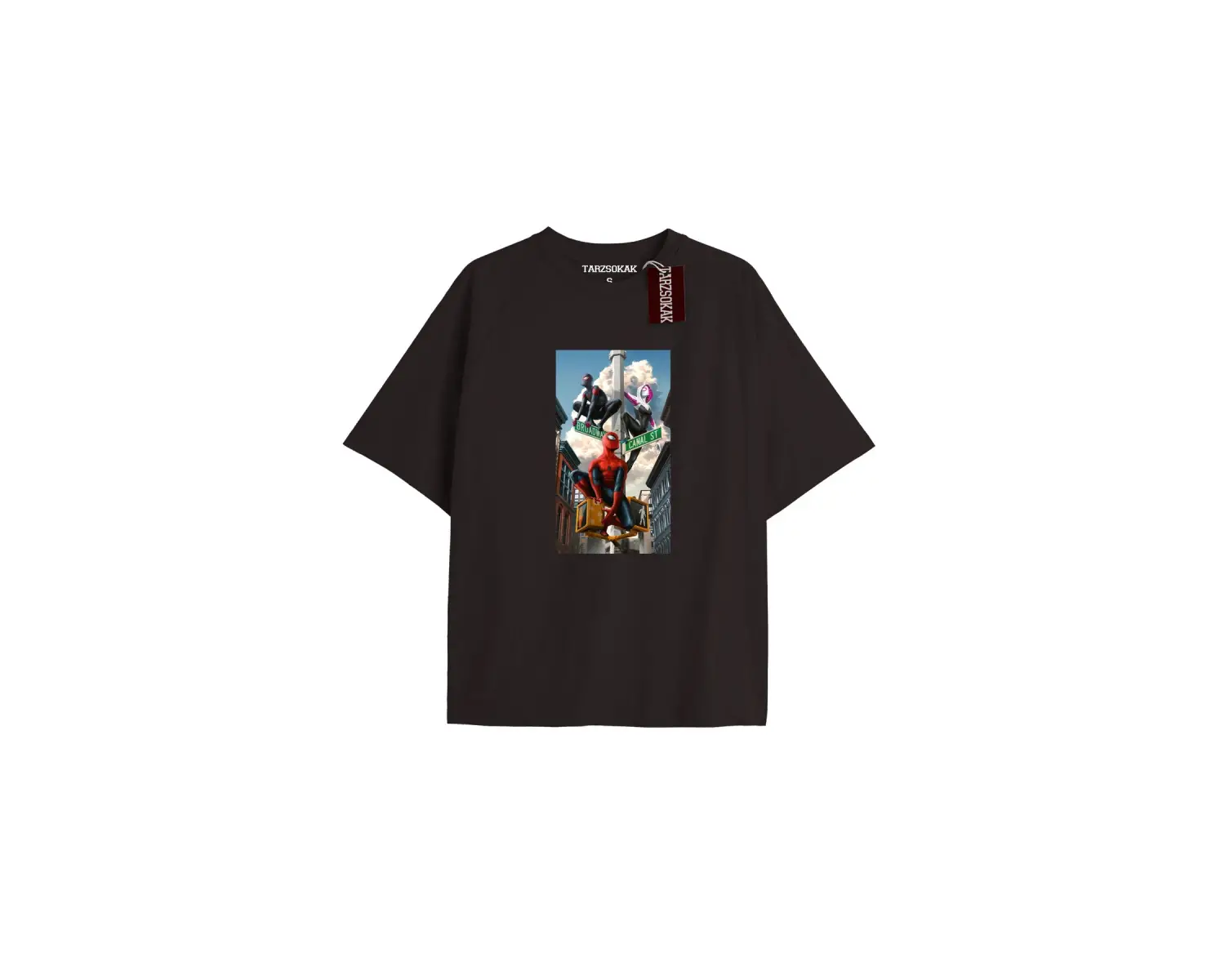 Spider-Man Gazete baskı Model No Way Home Tshirt