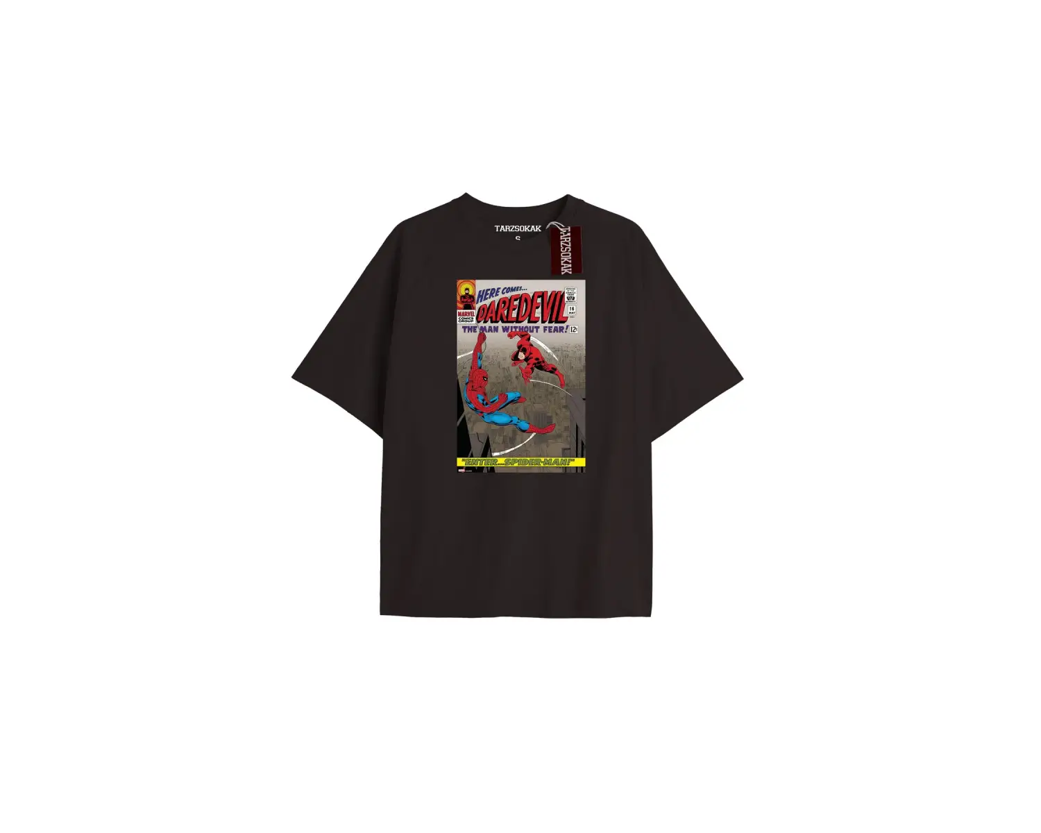 Spider-Man Gazete baskı Model No Way Home Tshirt