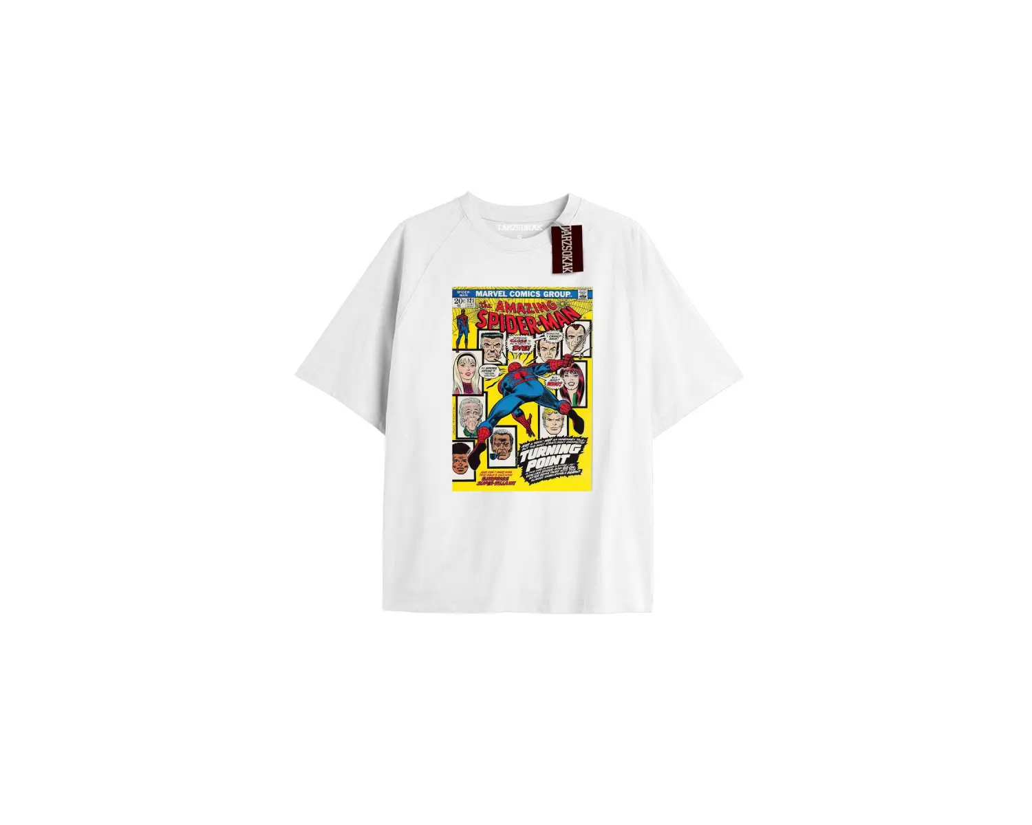 Spider-Man Gazete baskı Model No Way Home Tshirt