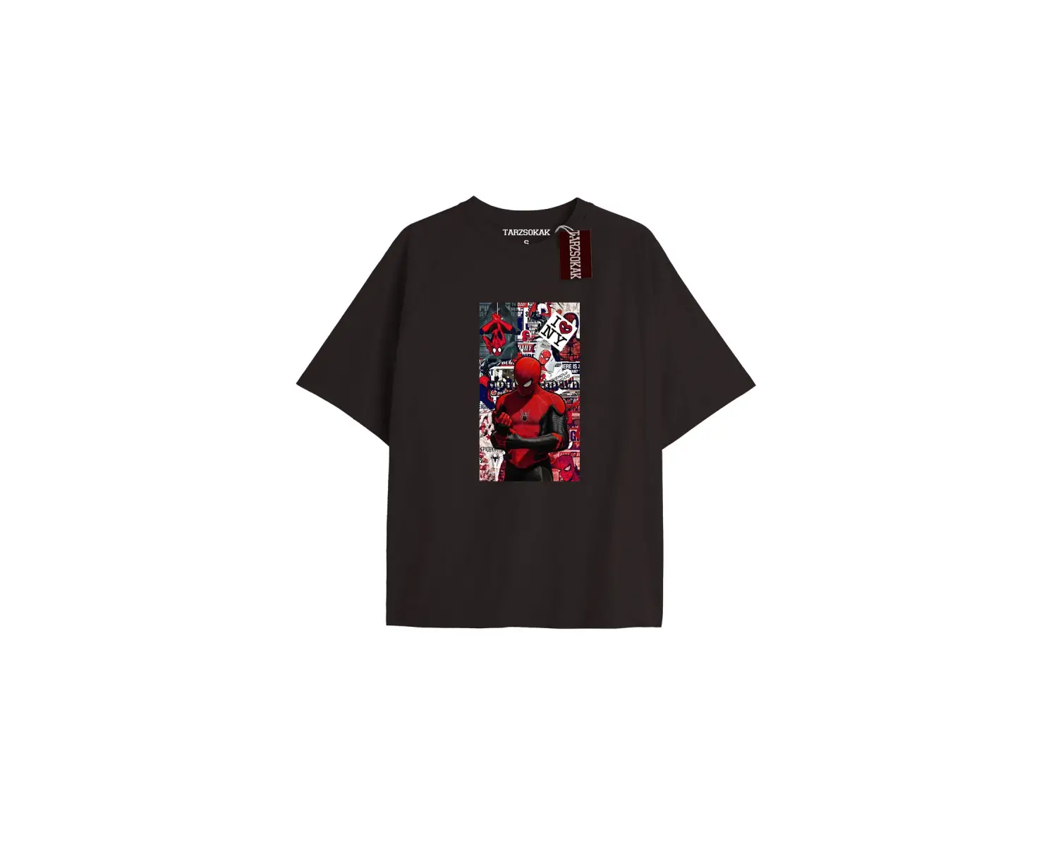Spider-Man Gazete baskı Model No Way Home Tshirt