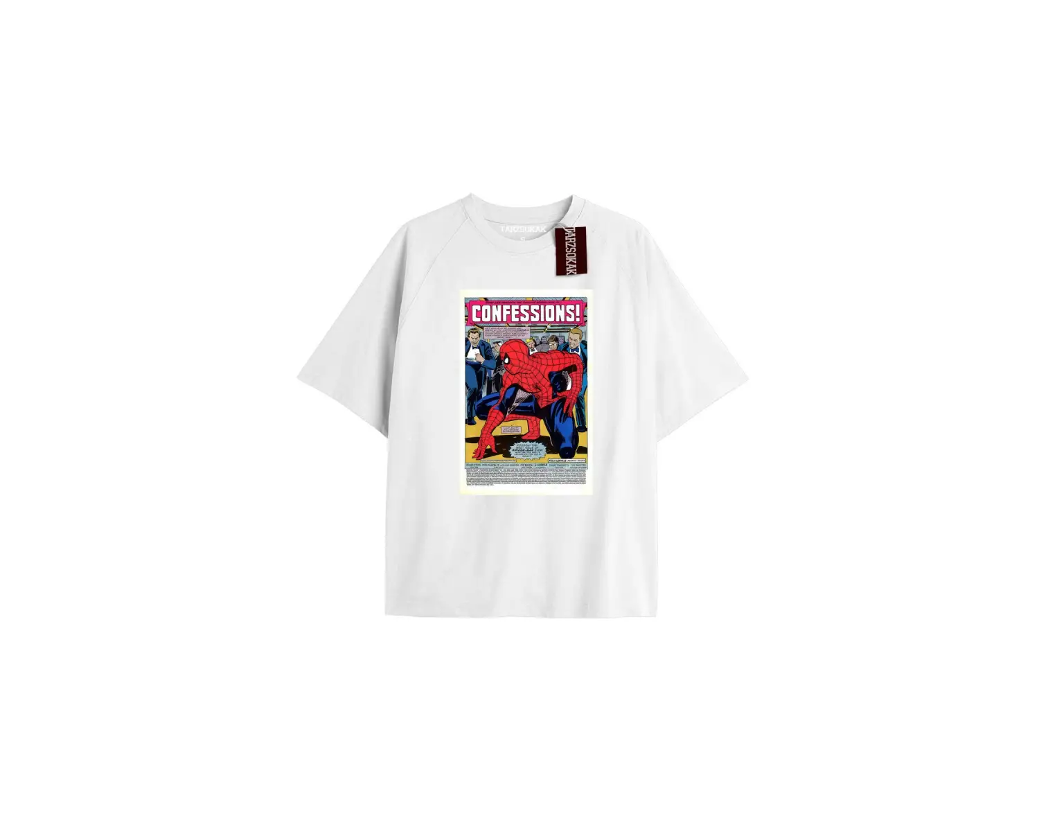 Spider-Man Gazete baskı Model No Way Home Tshirt