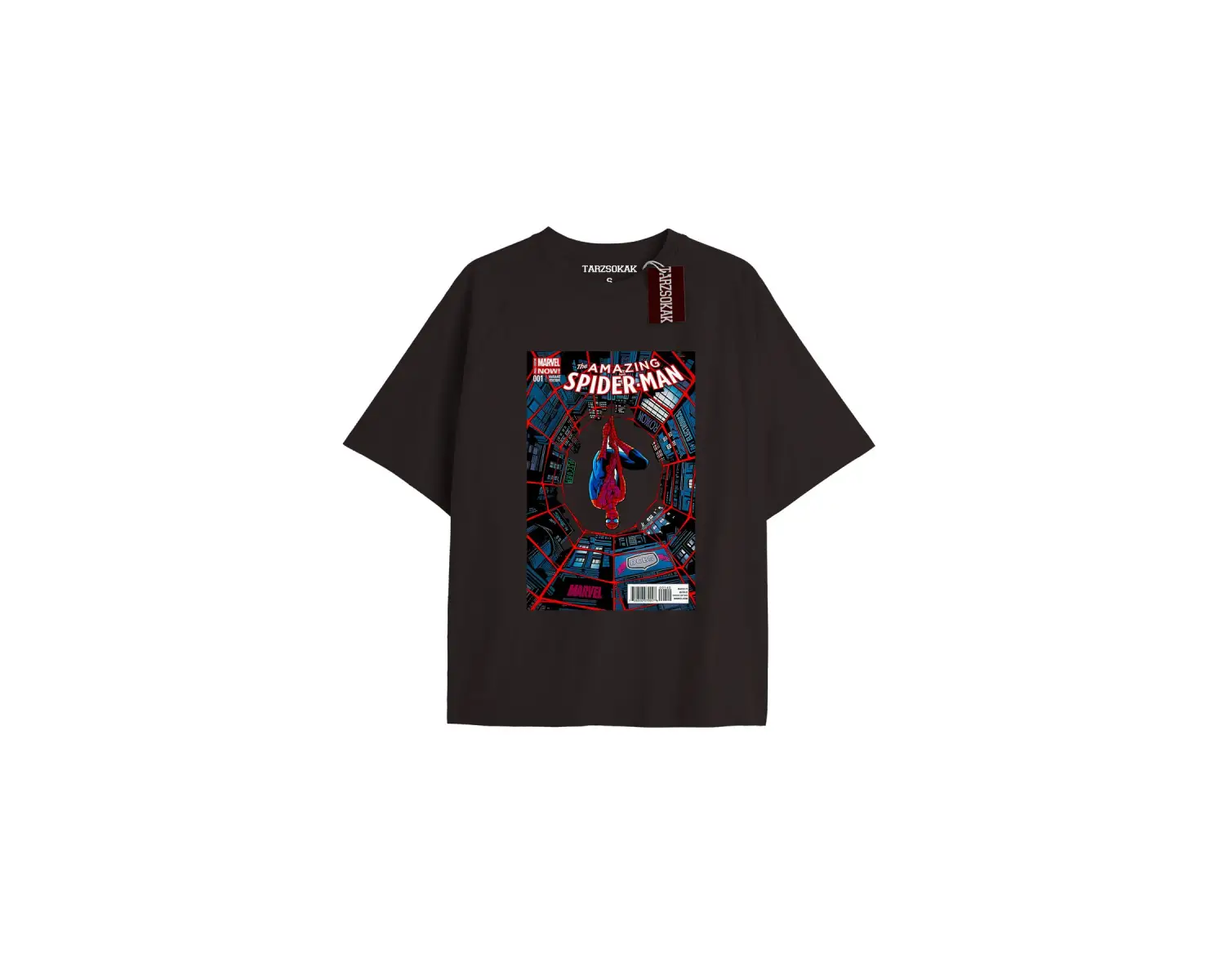 Spider-Man Gazete baskı Model No Way Home Tshirt
