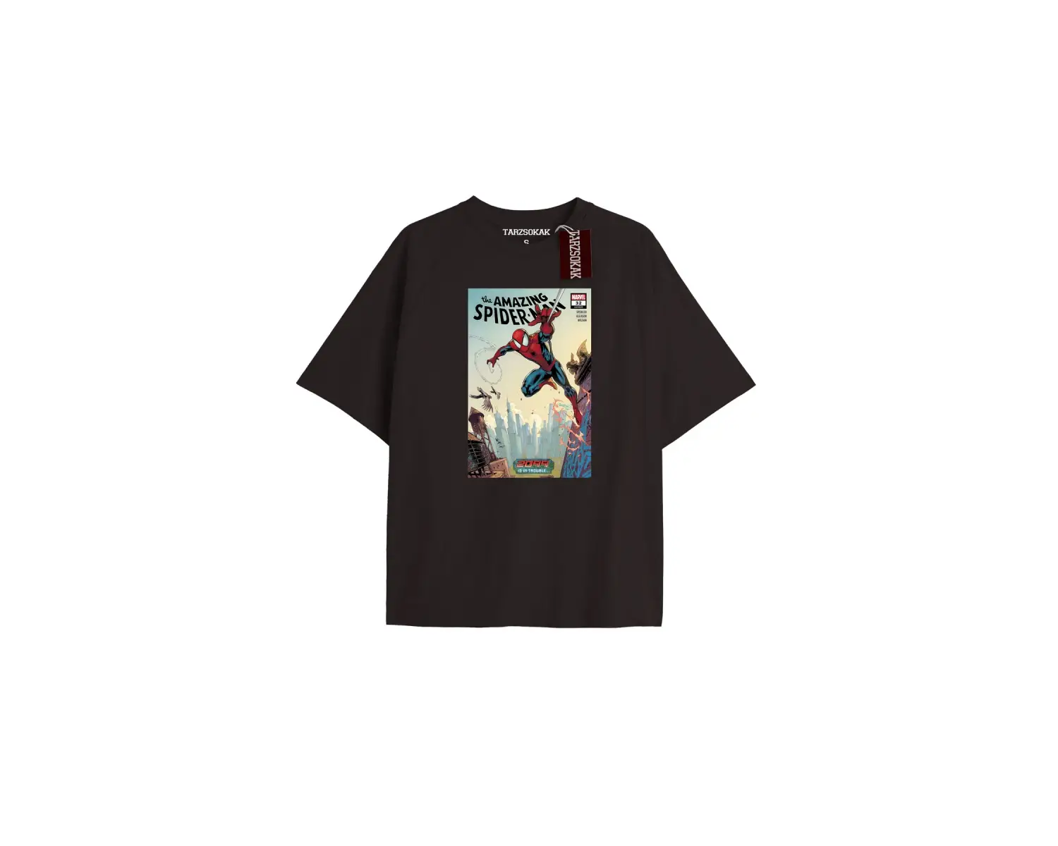 Spider-Man Gazete baskı Model No Way Home Tshirt