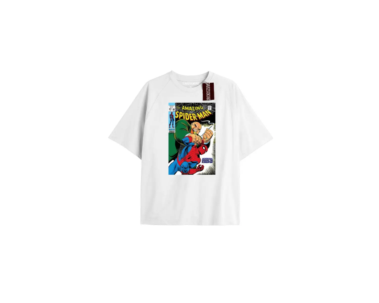 Spider-Man Gazete baskı Model No Way Home Tshirt