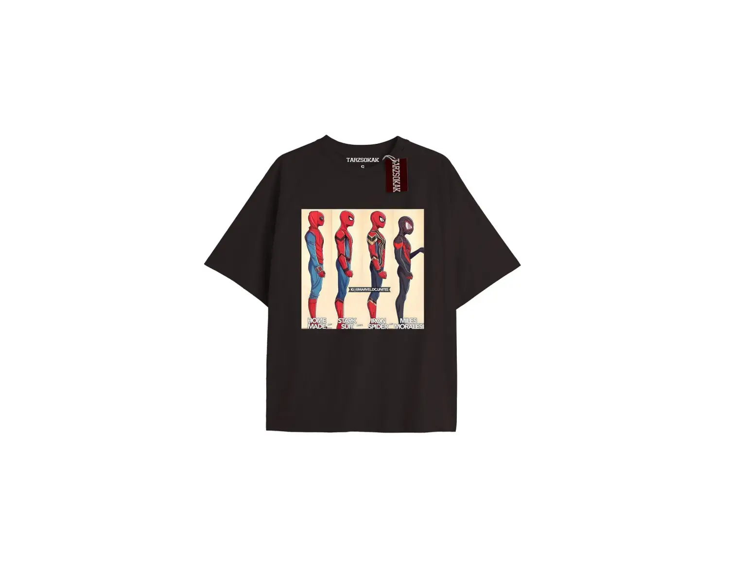 Spider-Man Gazete baskı Model No Way Home Tshirt