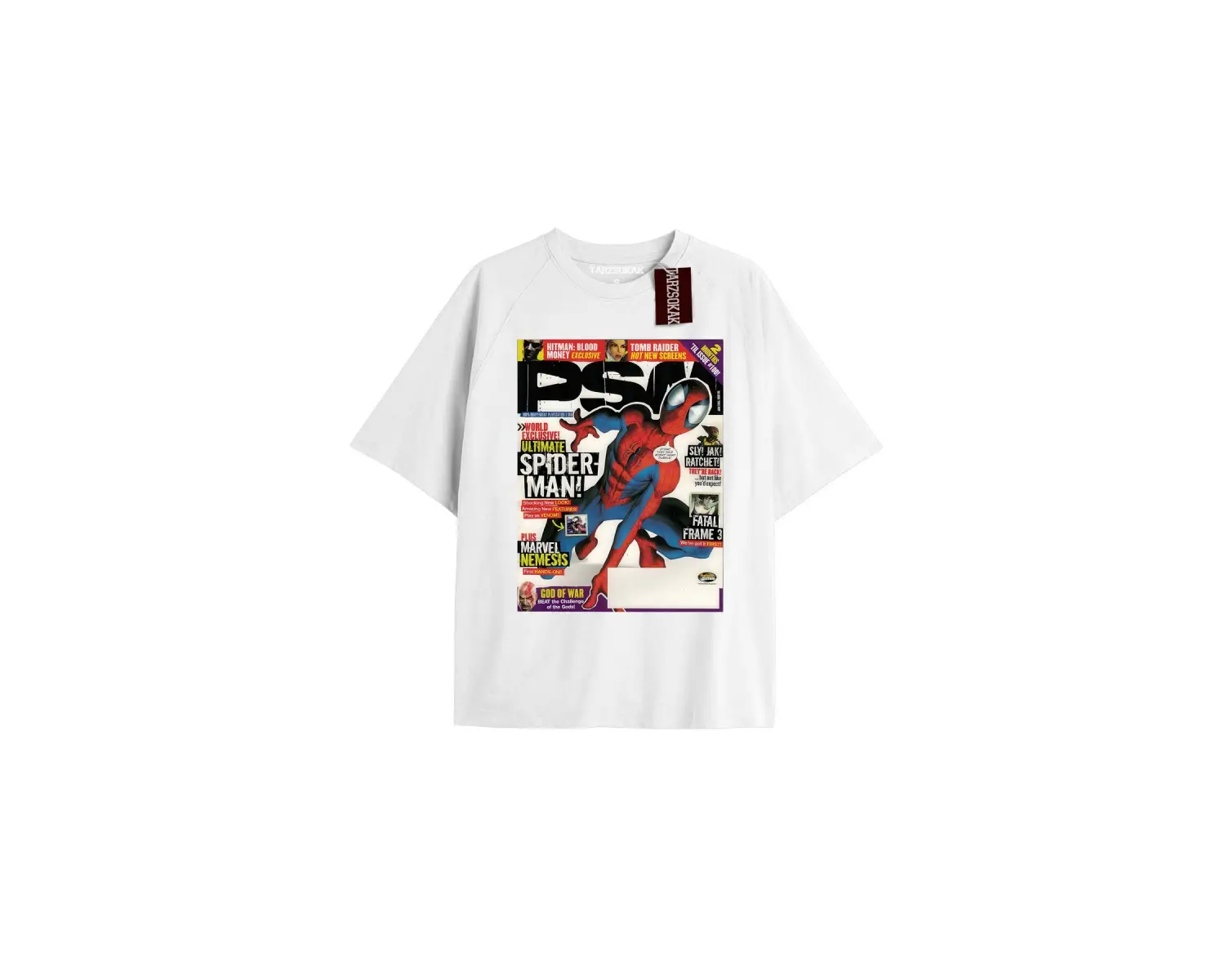 Spider-Man Gazete baskı Model No Way Home Tshirt