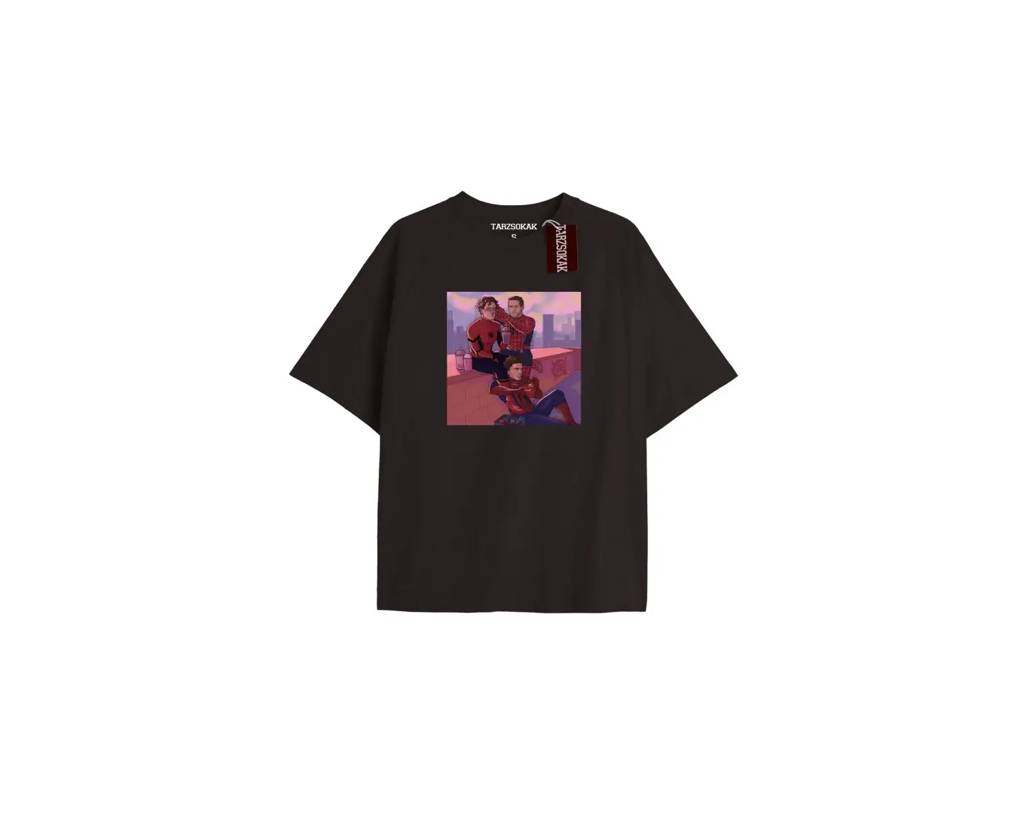 Spider-Man Gazete baskı Model No Way Home Tshirt