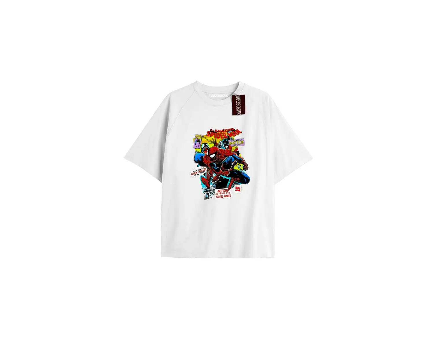 Spider-Man Gazete baskı Model No Way Home Tshirt