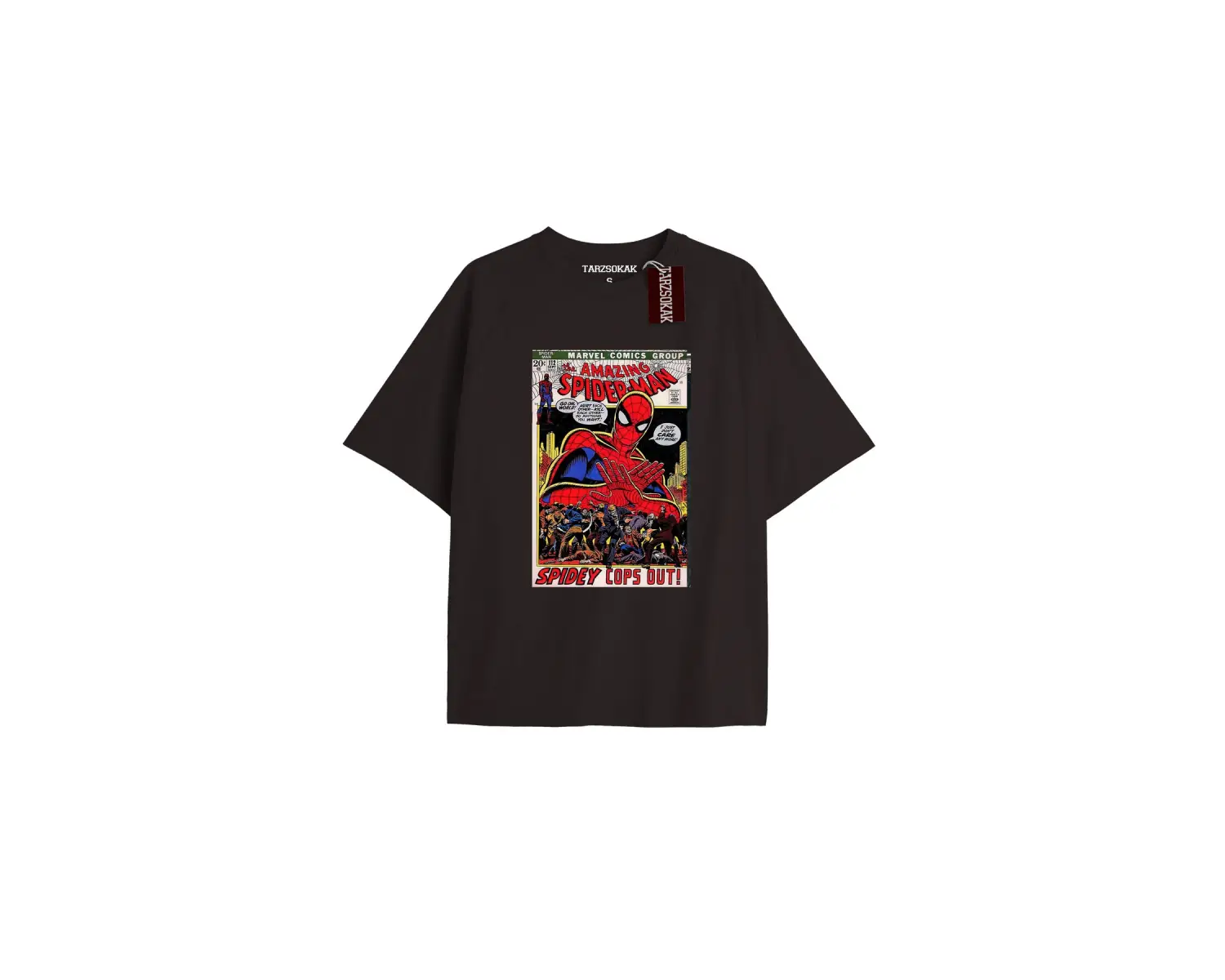 Spider-Man Gazete baskı Model No Way Home Tshirt