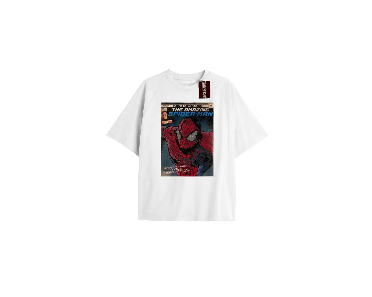 Spider-Man Gazete baskı Model No Way Home Tshirt