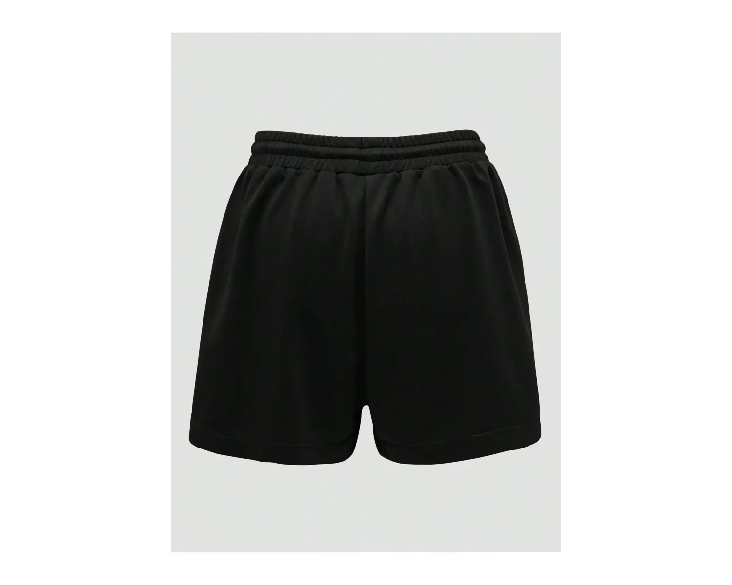 Spider Web & Heart Print Drawstring Waist Şort