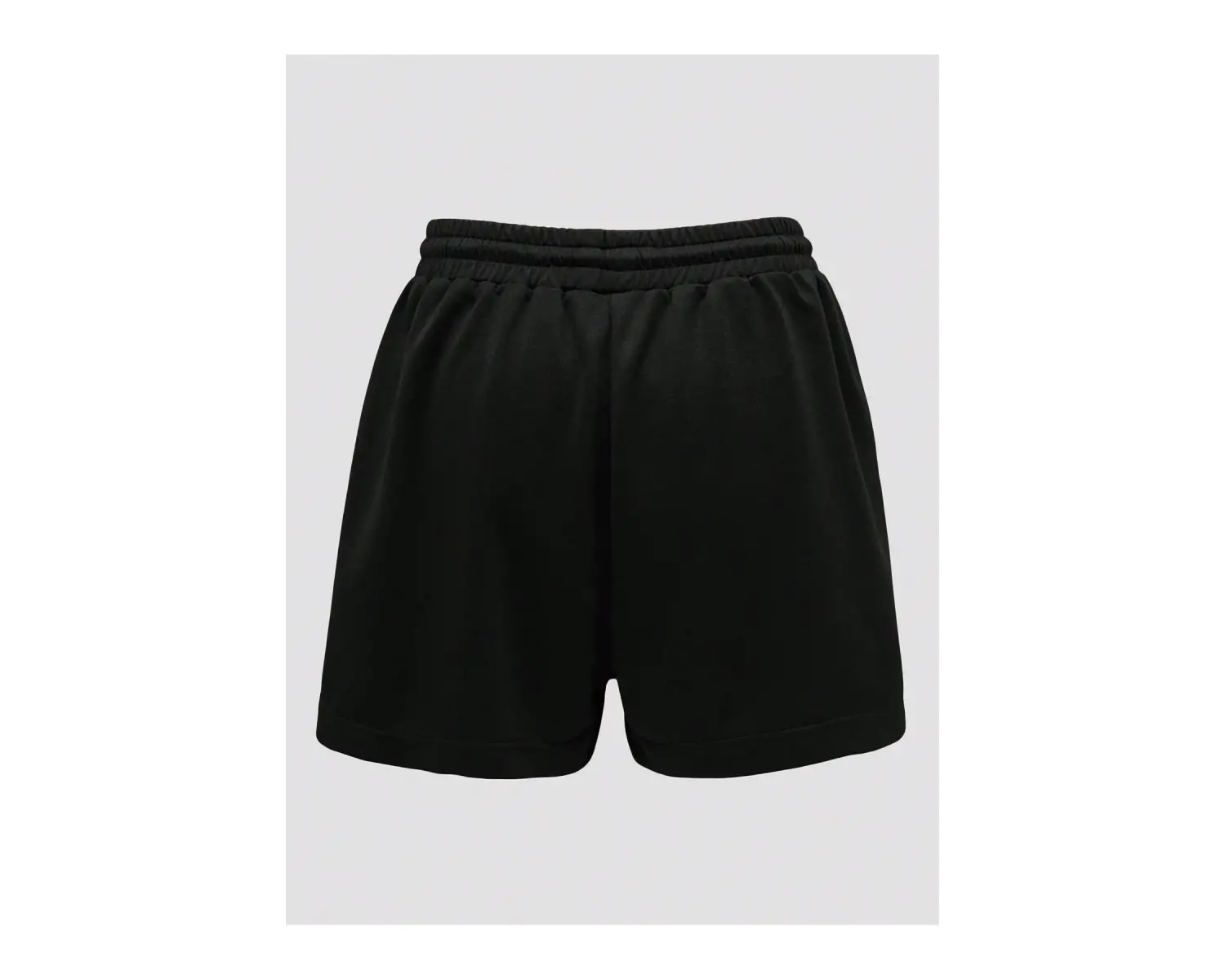 Spider Web & Heart Print Drawstring Waist Şort