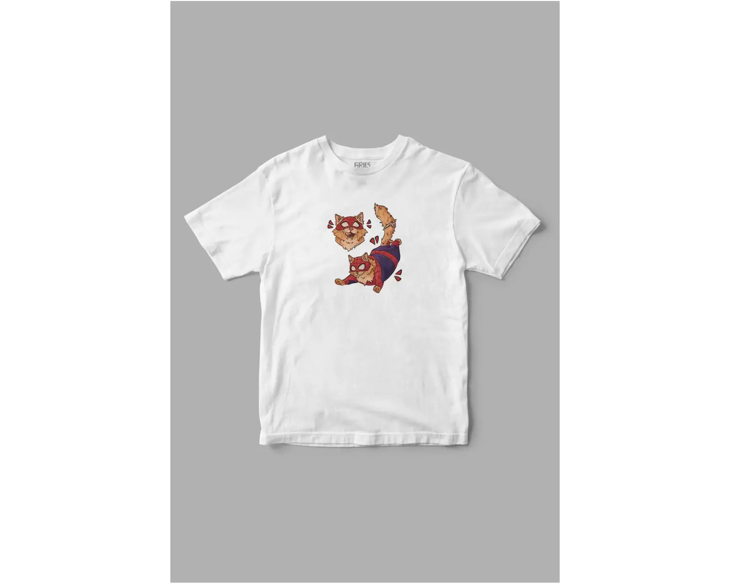 Spidercat Spiderman Baskılı Tişört