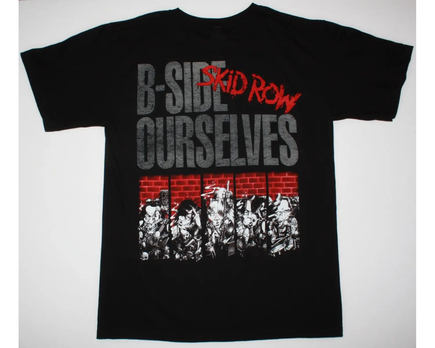 SPIRIT ADRIFT KNIGHT NEW BLACK T-SHIRT ÖN VE ARAKA BASKILI
