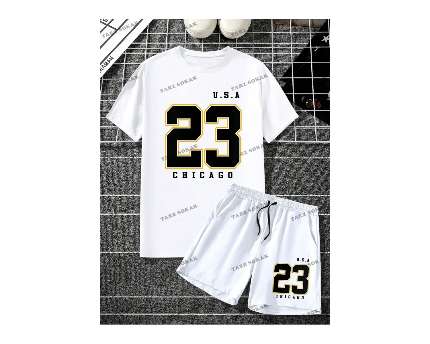 Sporsity Dijital Baskı Erkek Tişört Seti