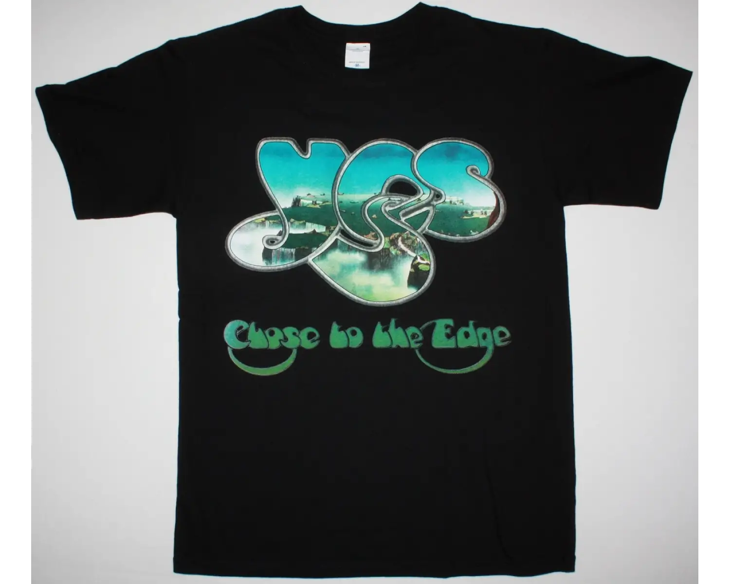 STATUS QUO 1974 NEW BLACK T-SHIRT ÖN VE ARAKA BASKILI
