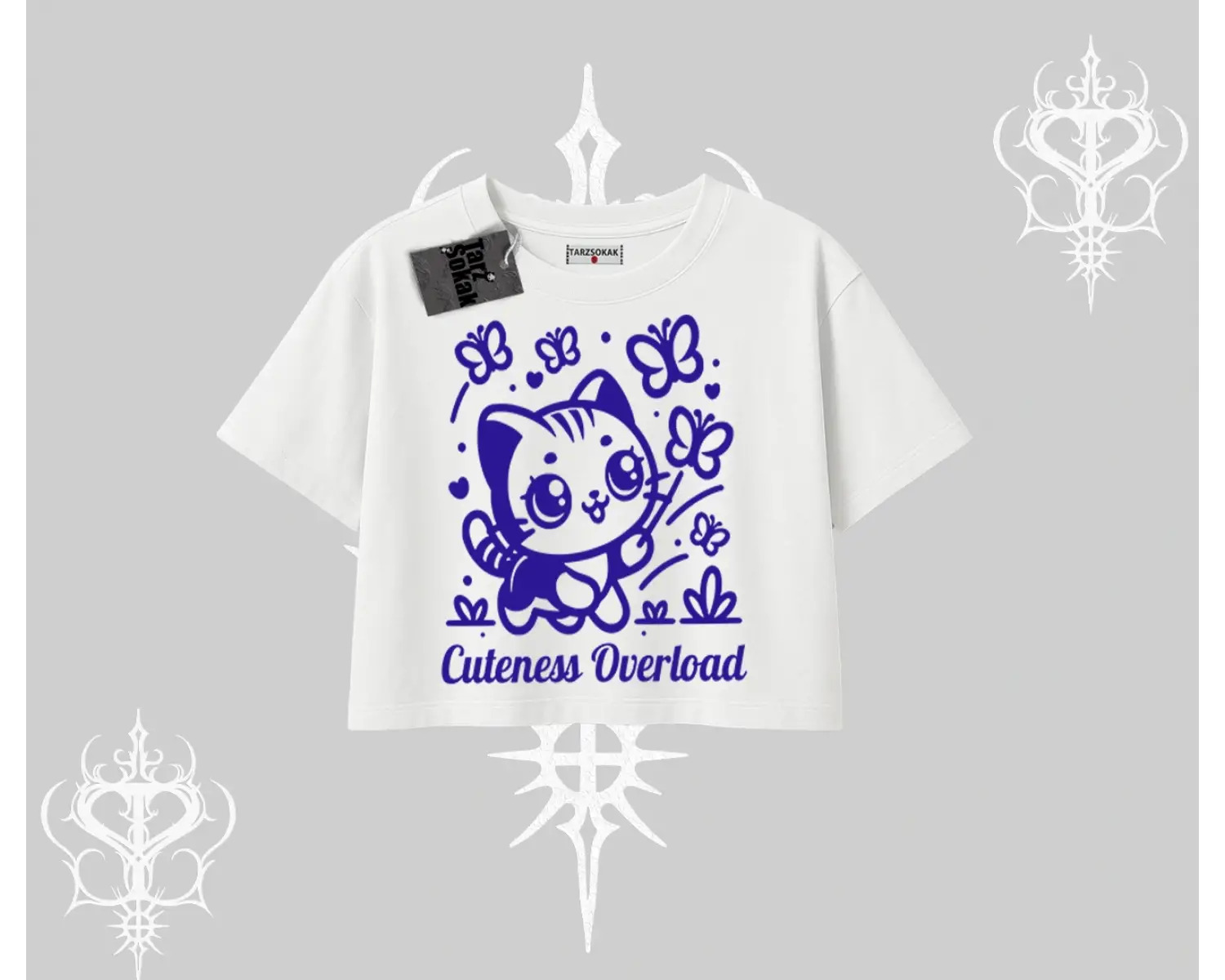 Stay Cool Kedi Baskılı Babby Tee Tshirt