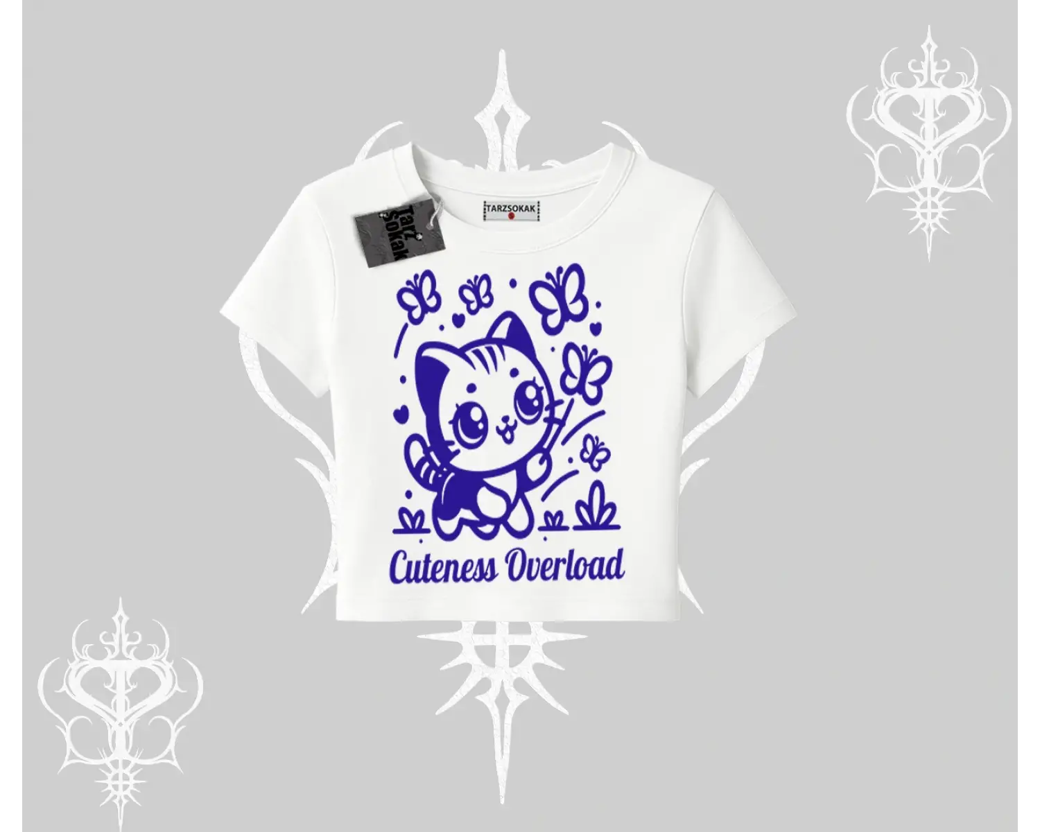 Stay Cool Kedi Baskılı Kolsuz Tshirt